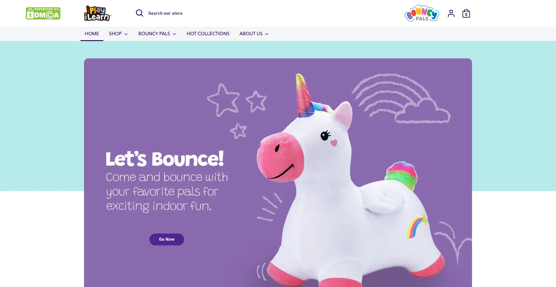 Website screenshot of Iplayilearntoys.com