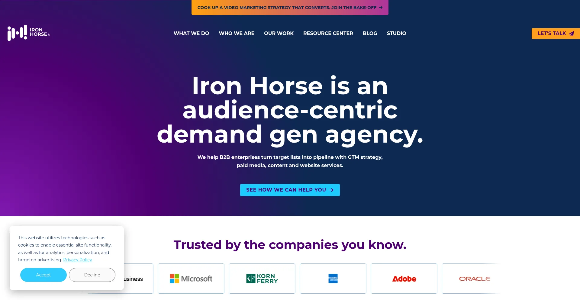 Ironhorse.io Screenshot