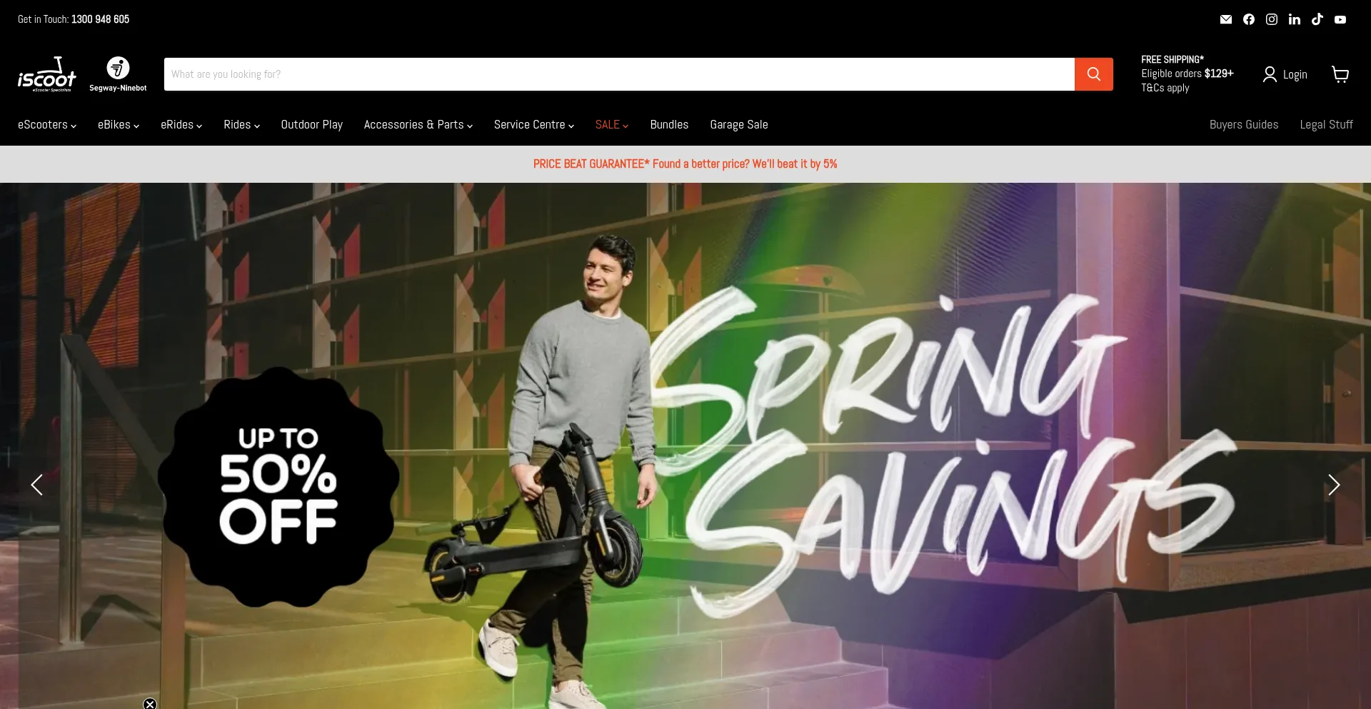 Iscoot.com.au Screenshot