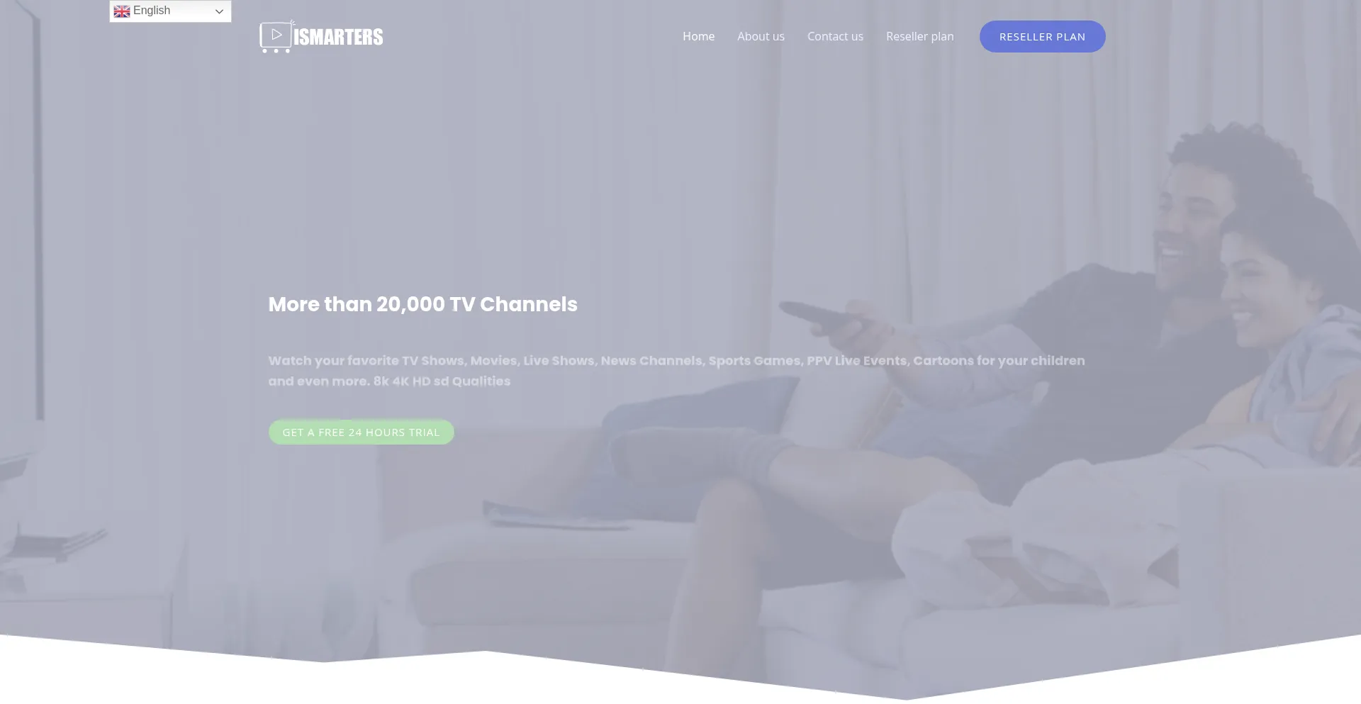 Website screenshot of Ismarters.com