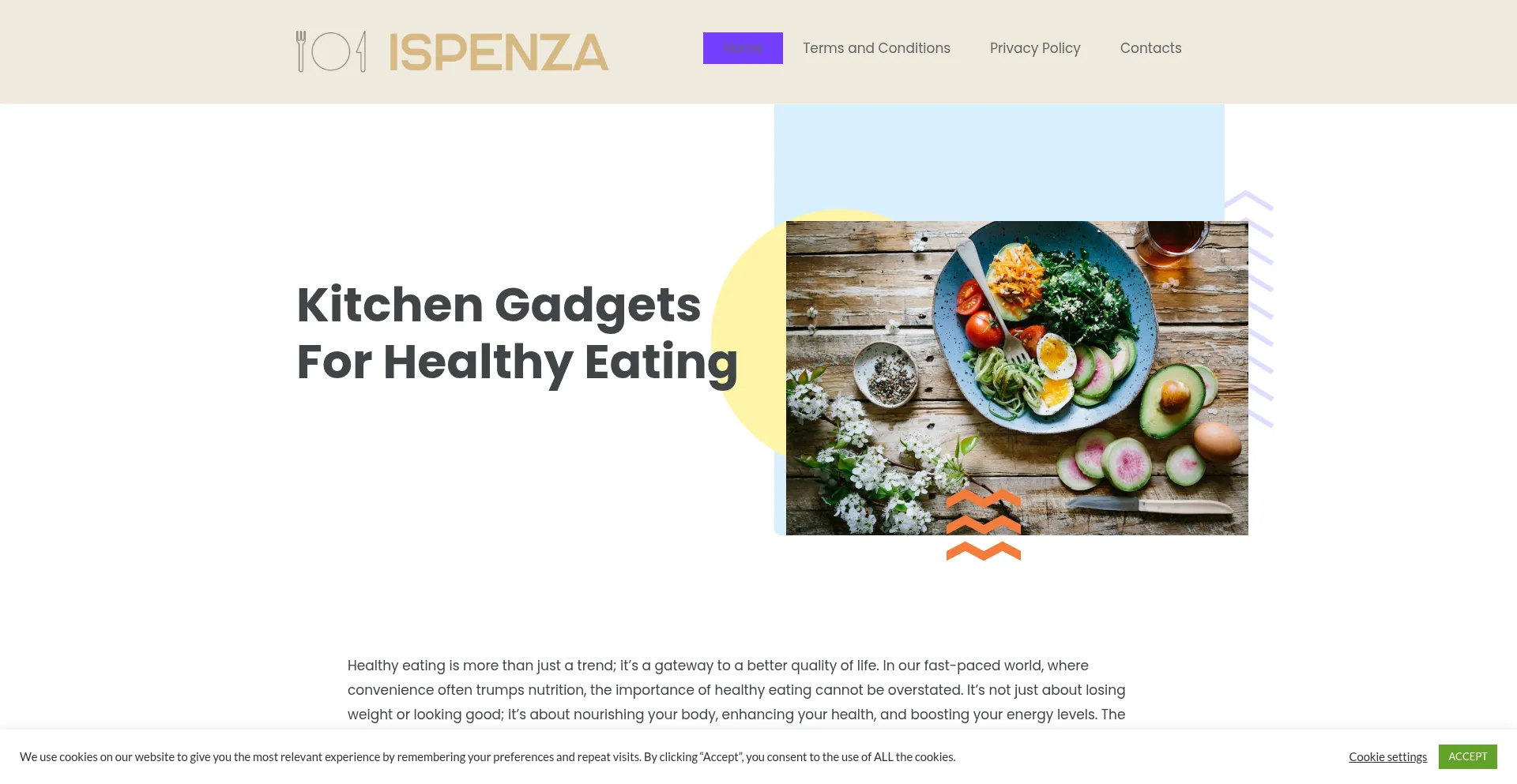 Website screenshot of Ispenza.com