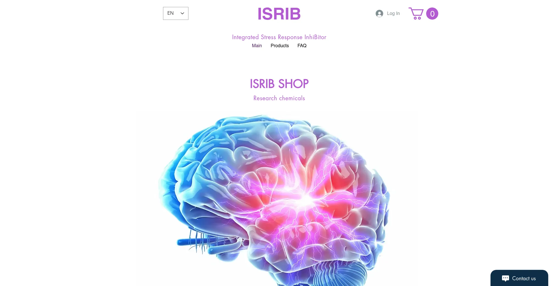 Website screenshot of Isrib.shop