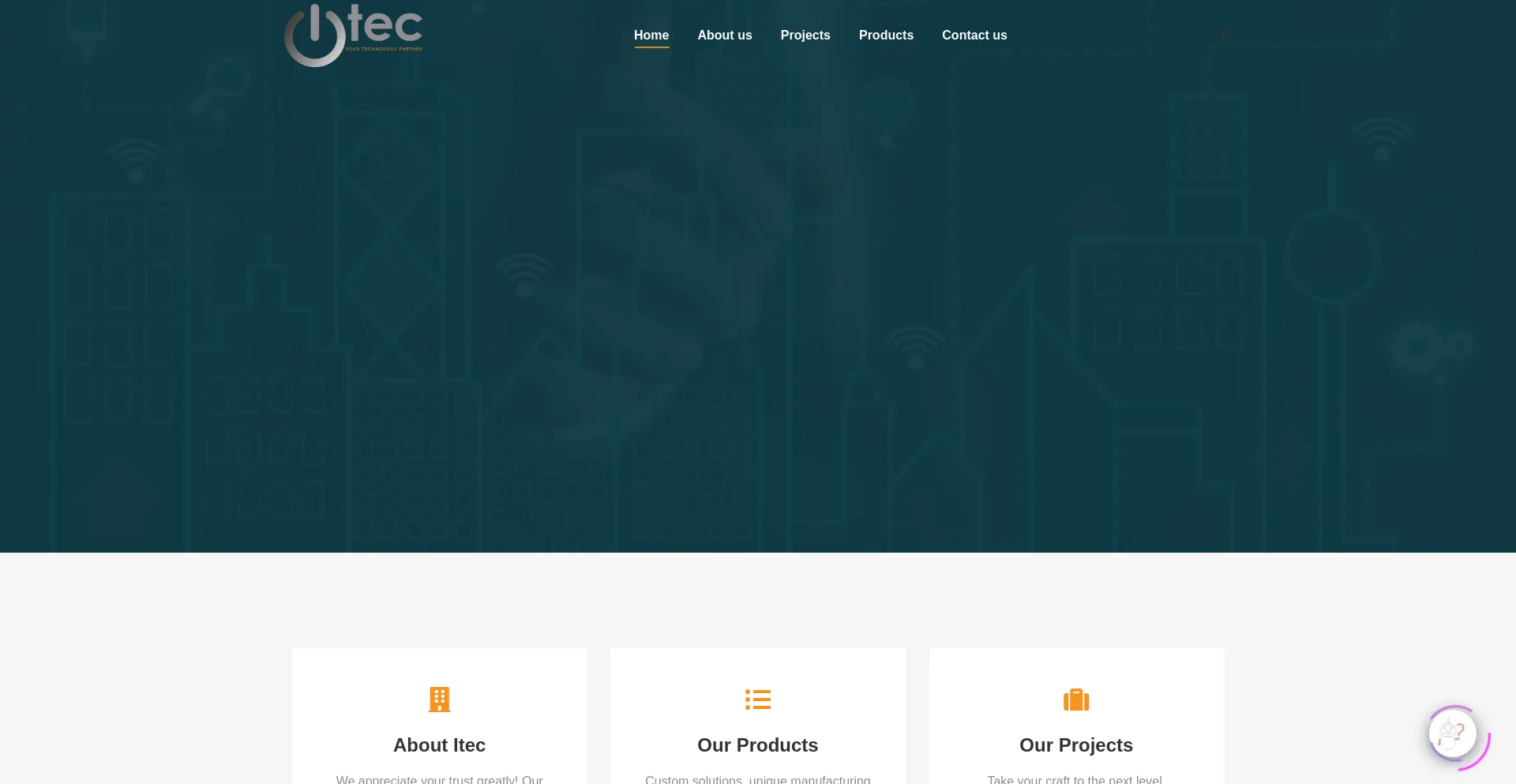 Website screenshot of Iteclive.com