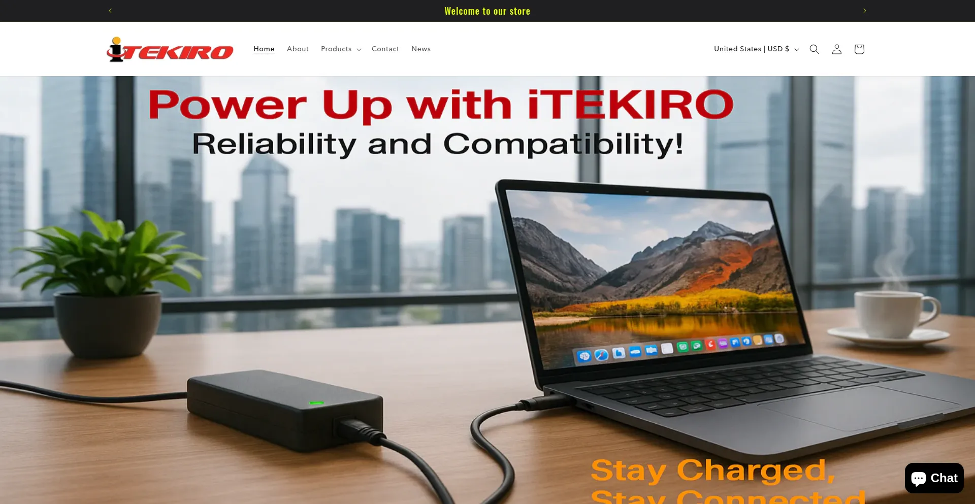Website screenshot of Itekiro.com