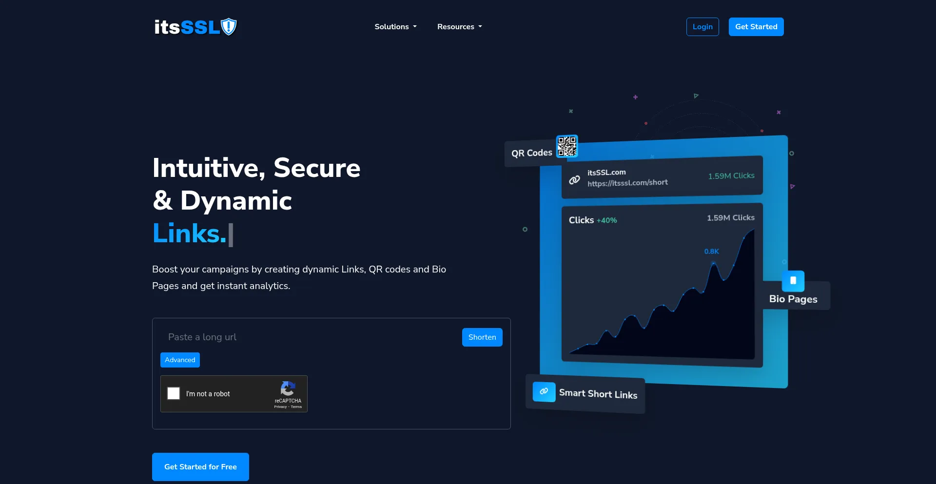 Website screenshot of Itsssl.com