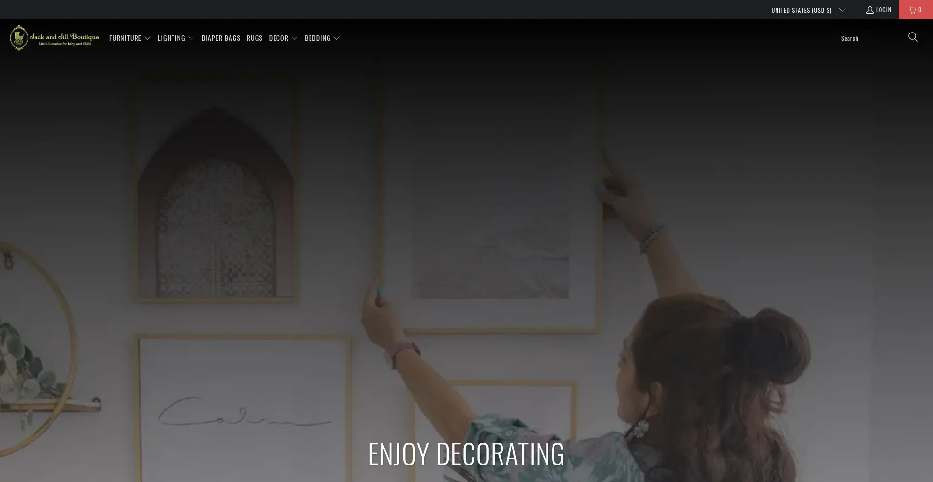 Website screenshot of Jackandjillboutique.com