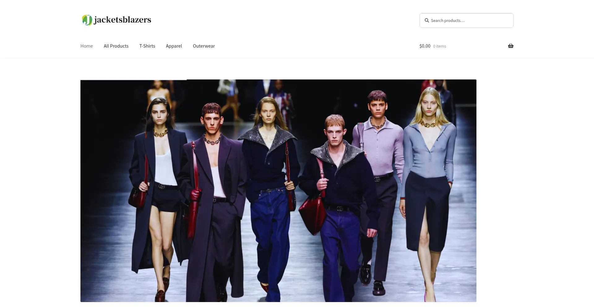Website screenshot of Jacketsblazers.com