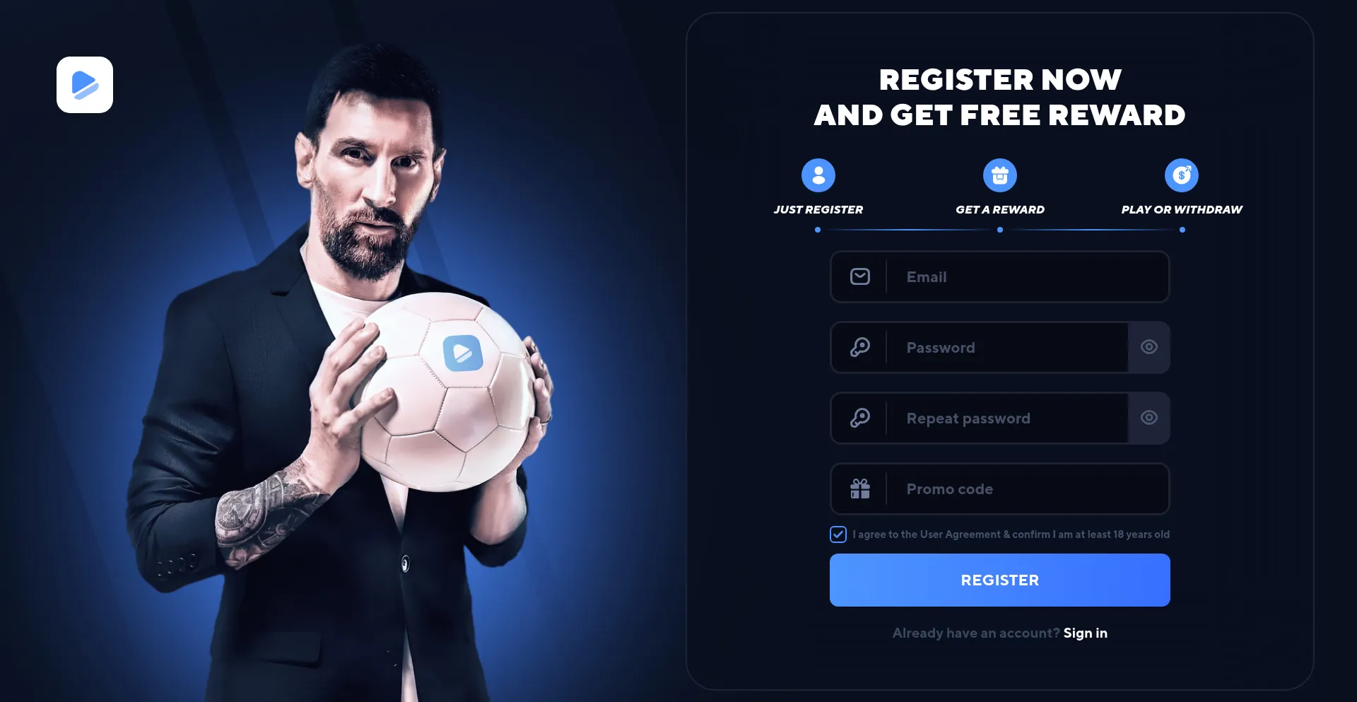 Website screenshot of Jackrush.org