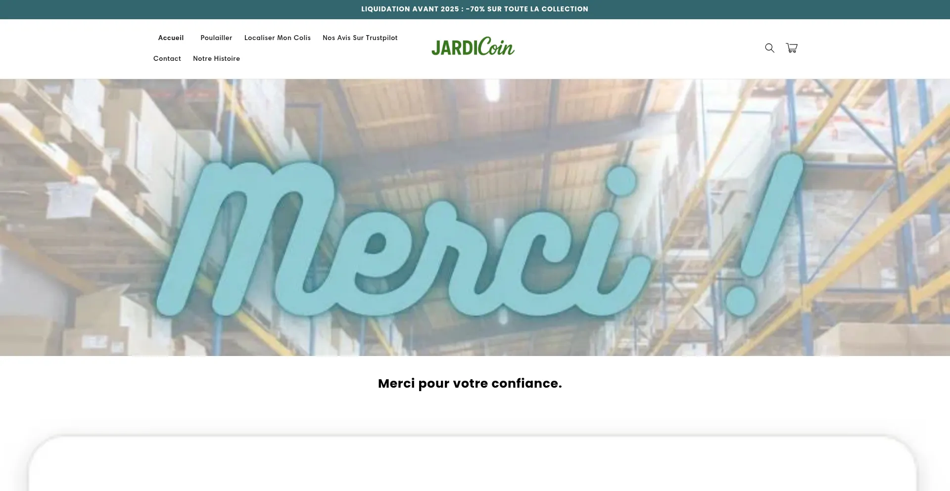 Website screenshot of Jardicoin-fr.com