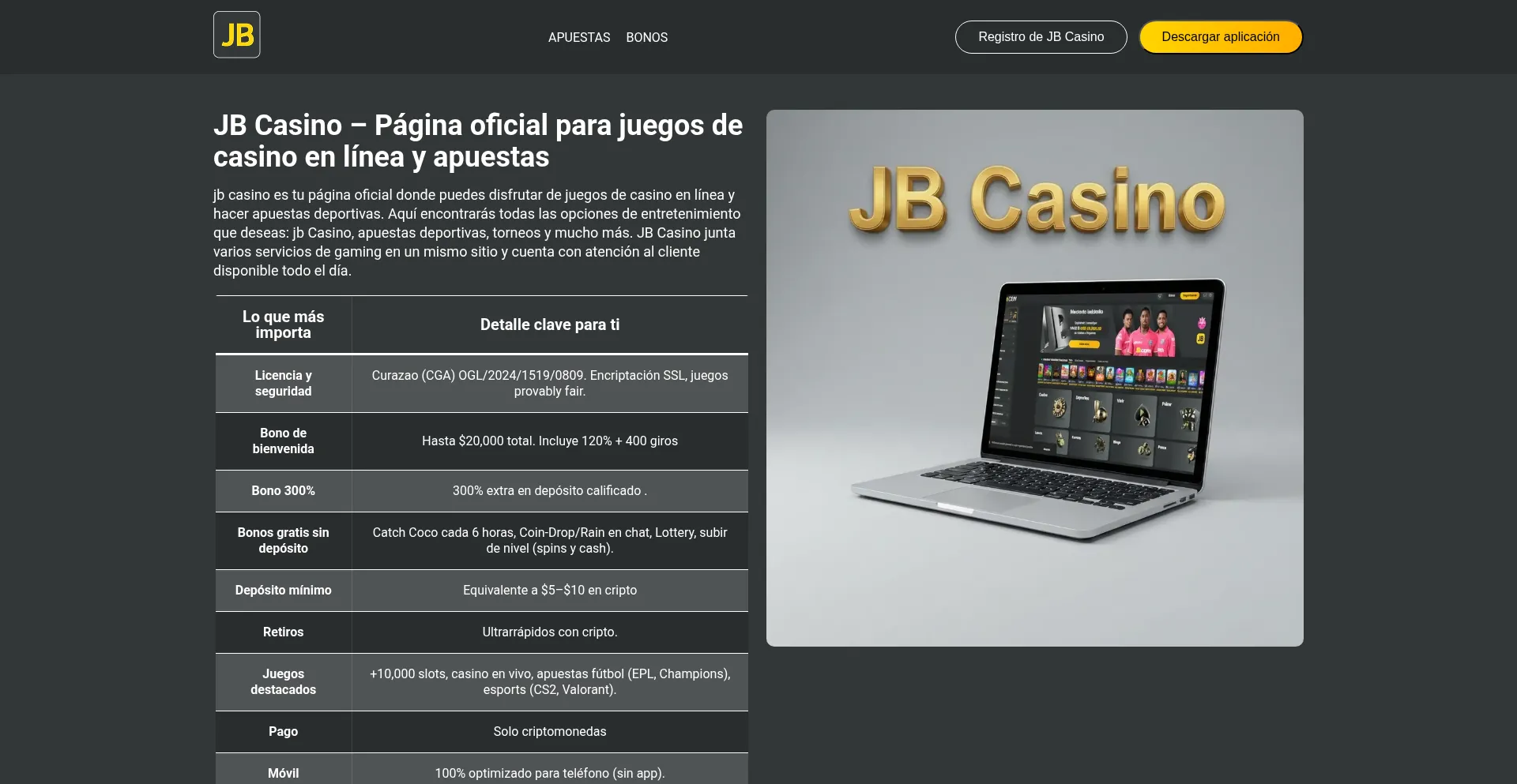 Jbcasino.lat