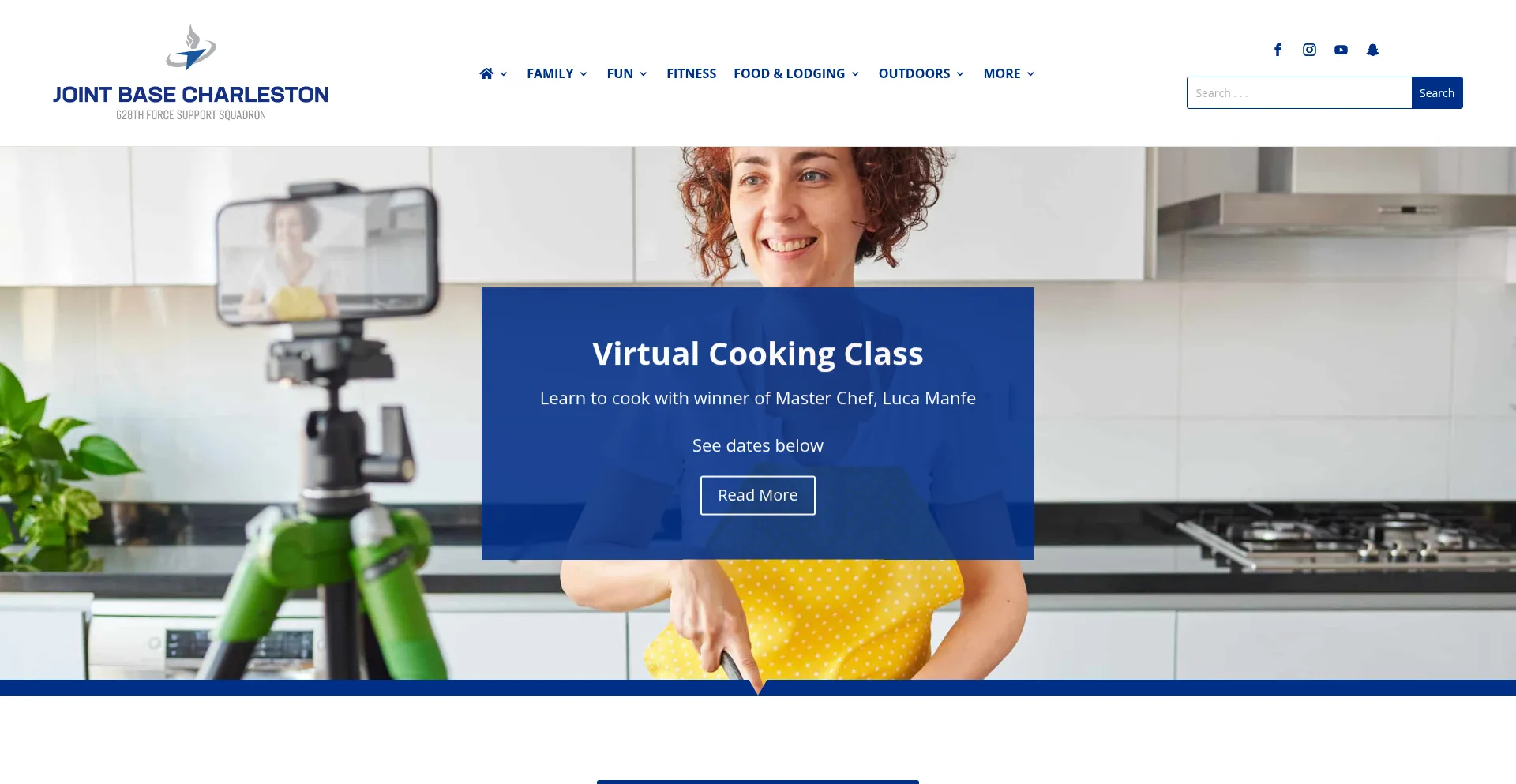 Website screenshot of Jbcharleston.com
