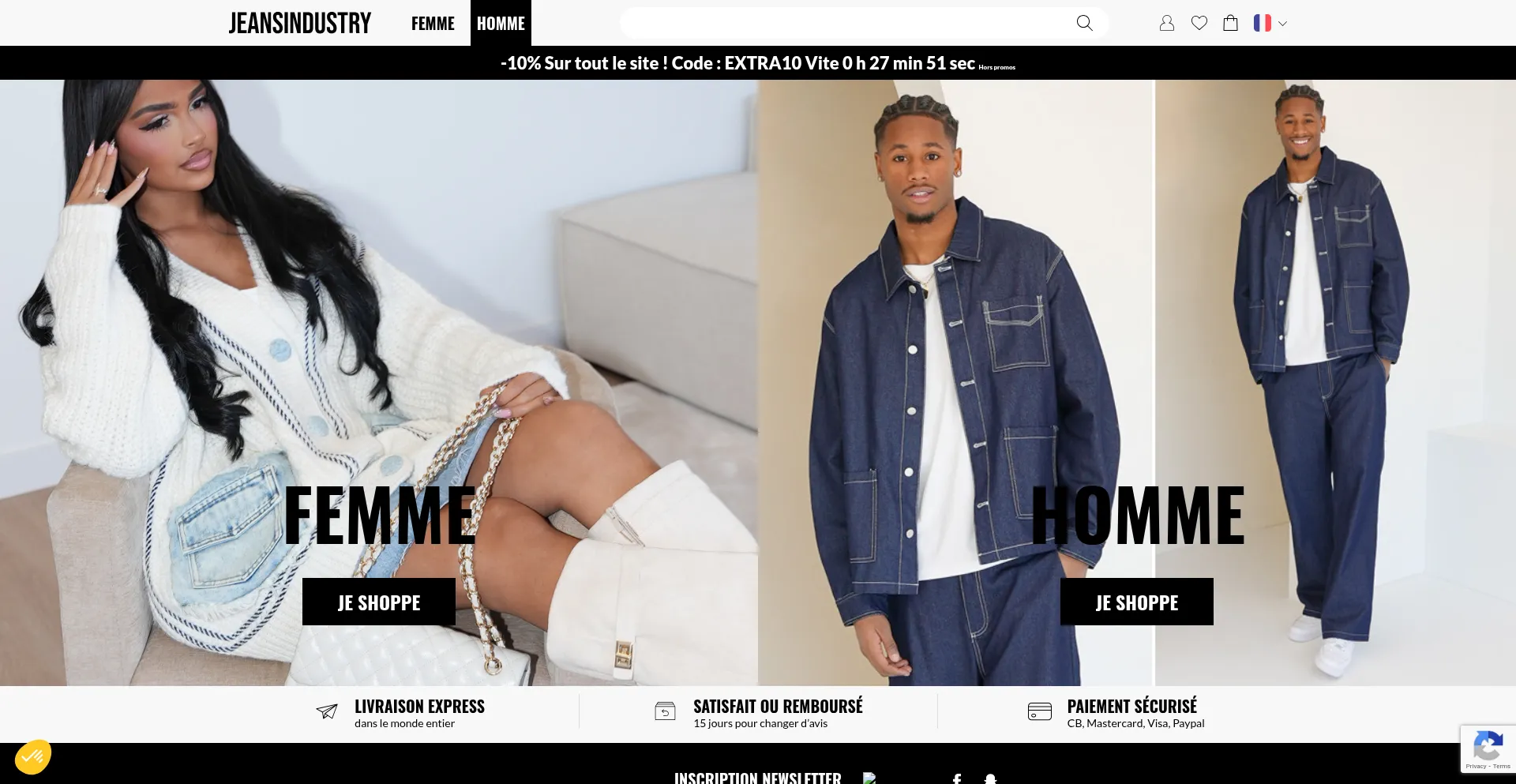 Jeans-industry.fr Screenshot