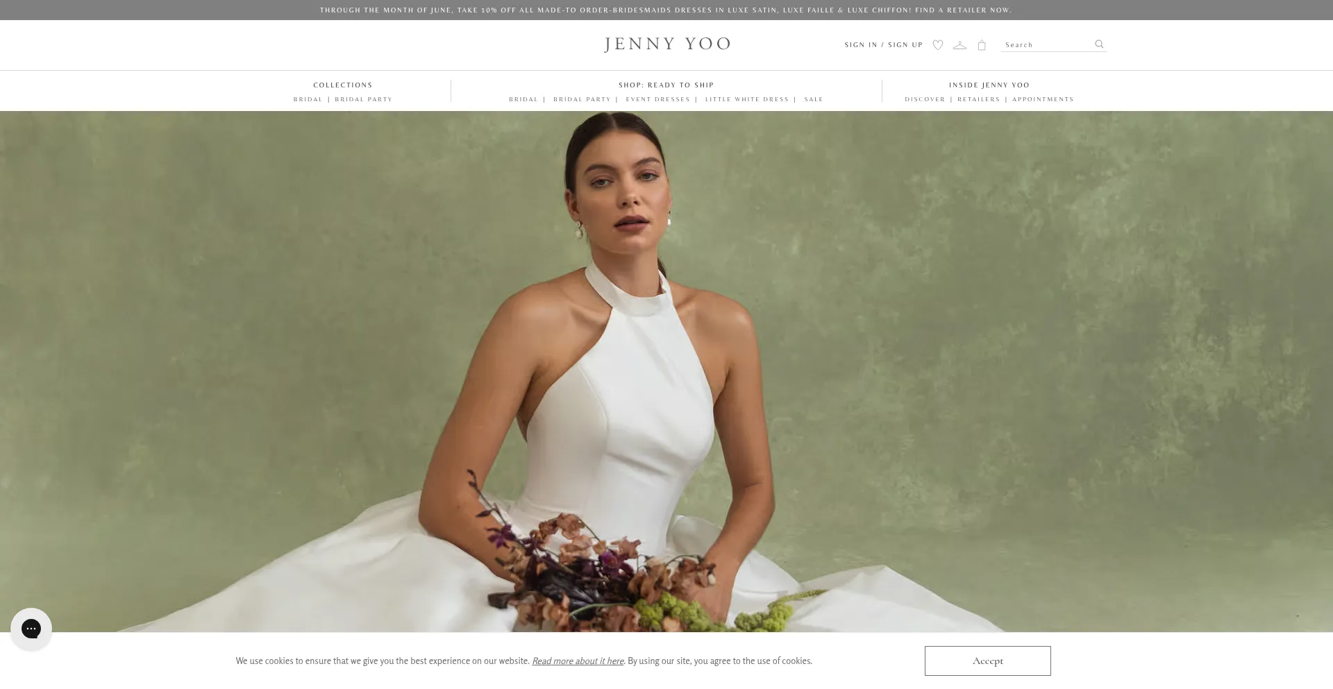 Website screenshot of Jennyyoo.com