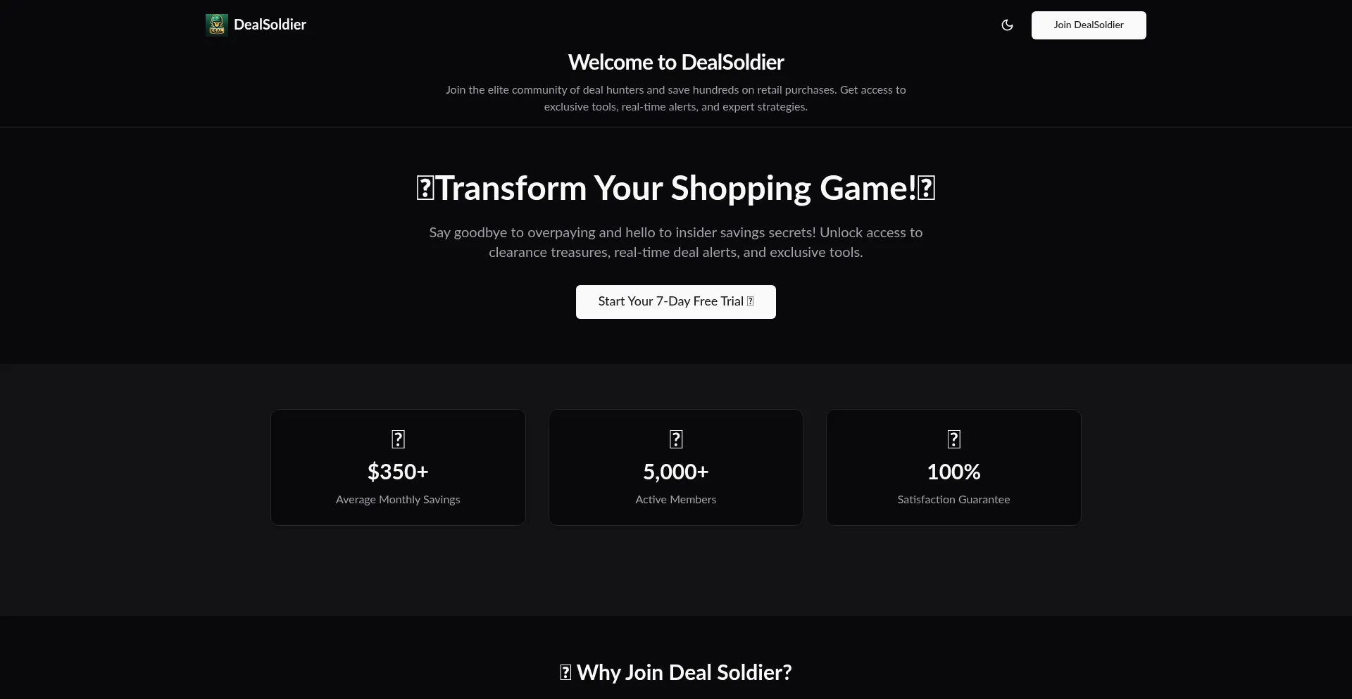 Joindealsoldier.com