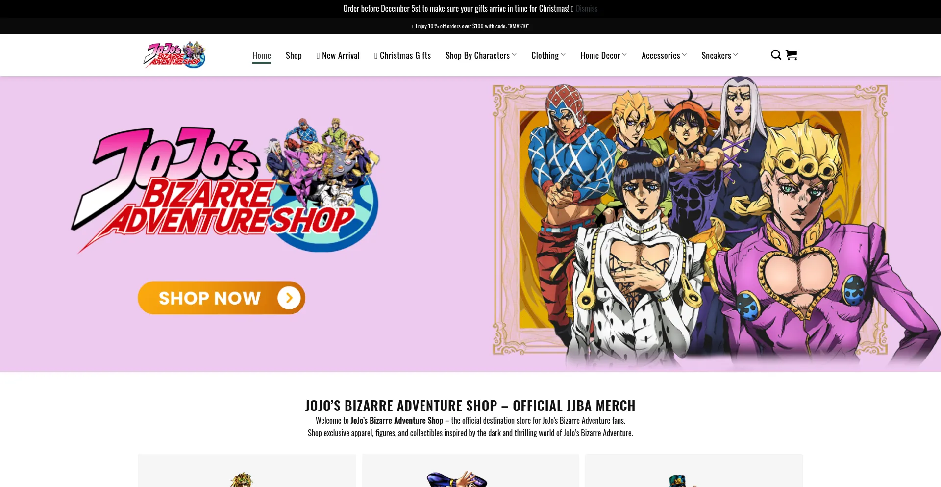 Jojosbizarreadventureshop.com