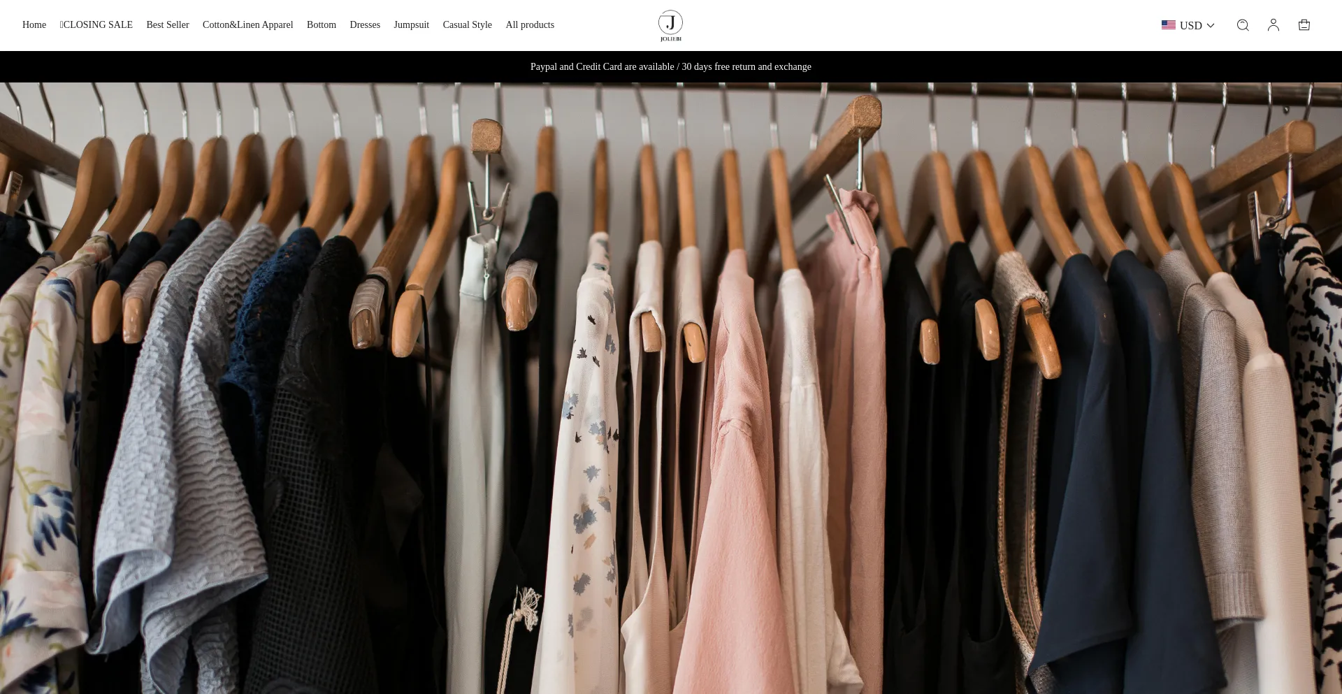Website screenshot of Joliebi.com