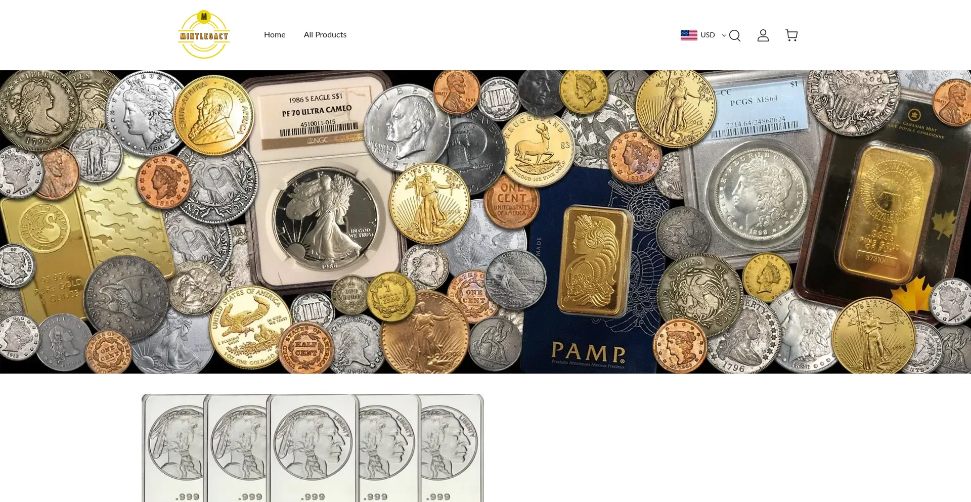 Website screenshot of Jongjings.shop