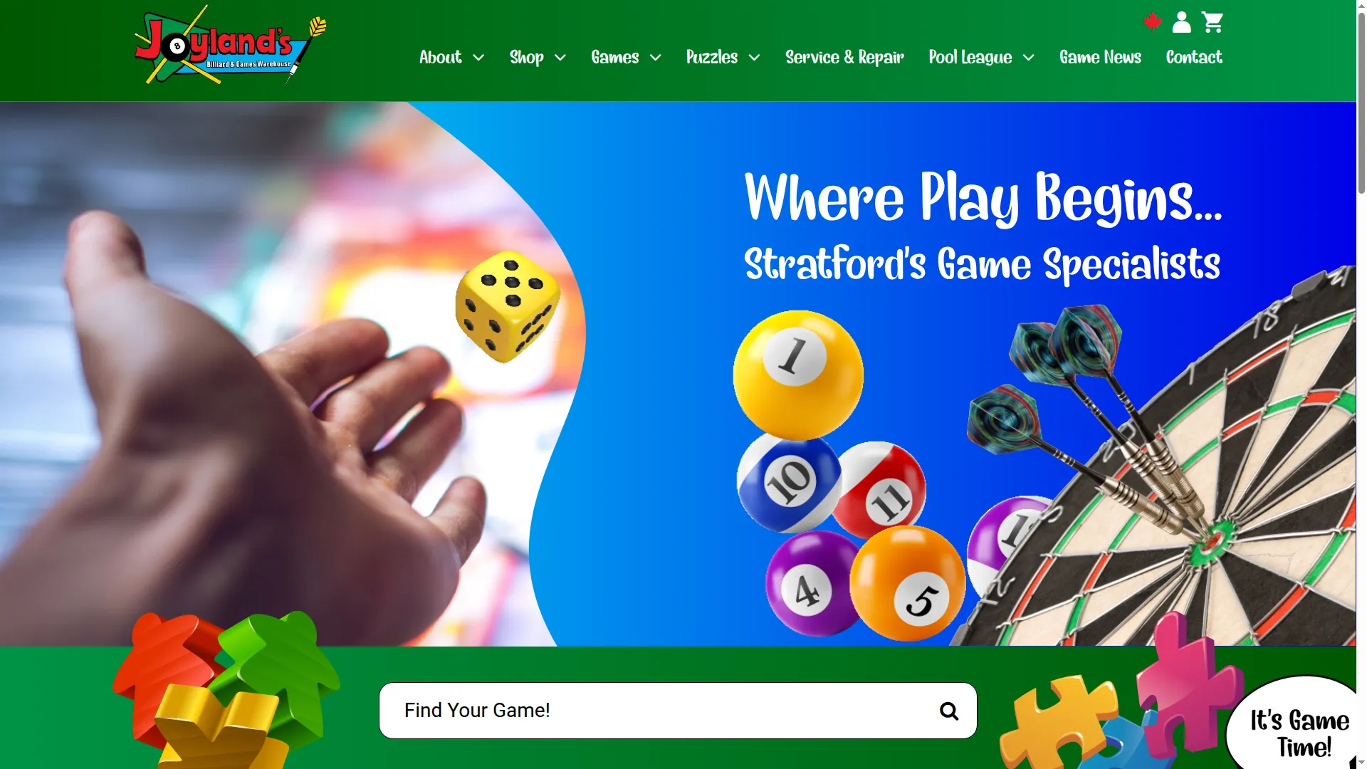 Joylandsbilliardandgames.ca