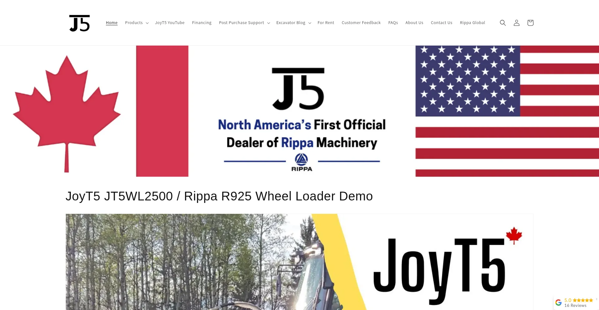 Website screenshot of Joyt5.com
