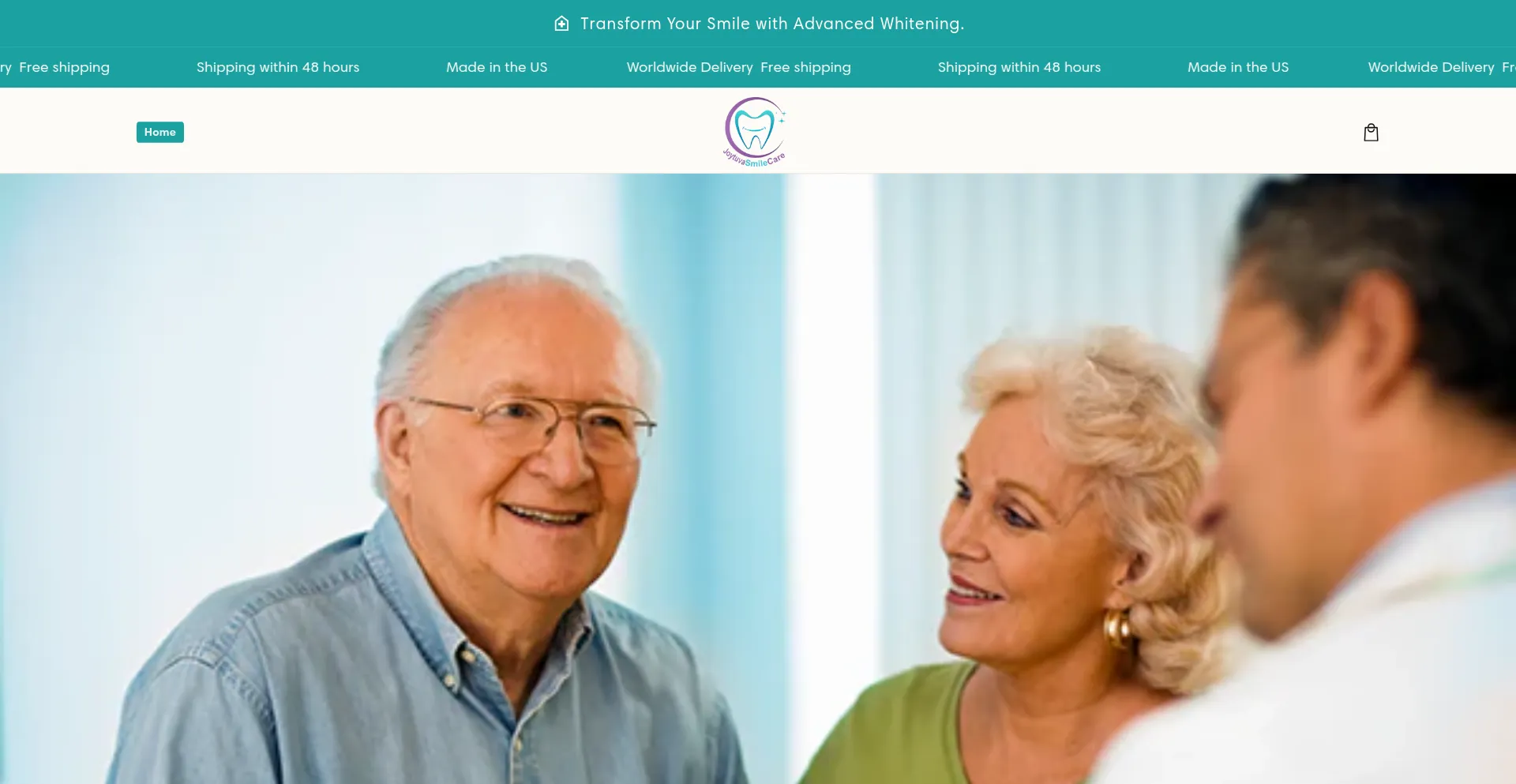 Website screenshot of Joytuva.com