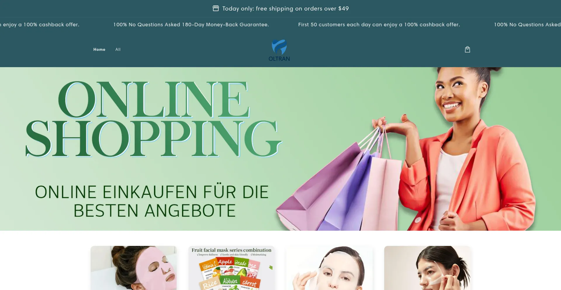 Website screenshot of Joyvego.com