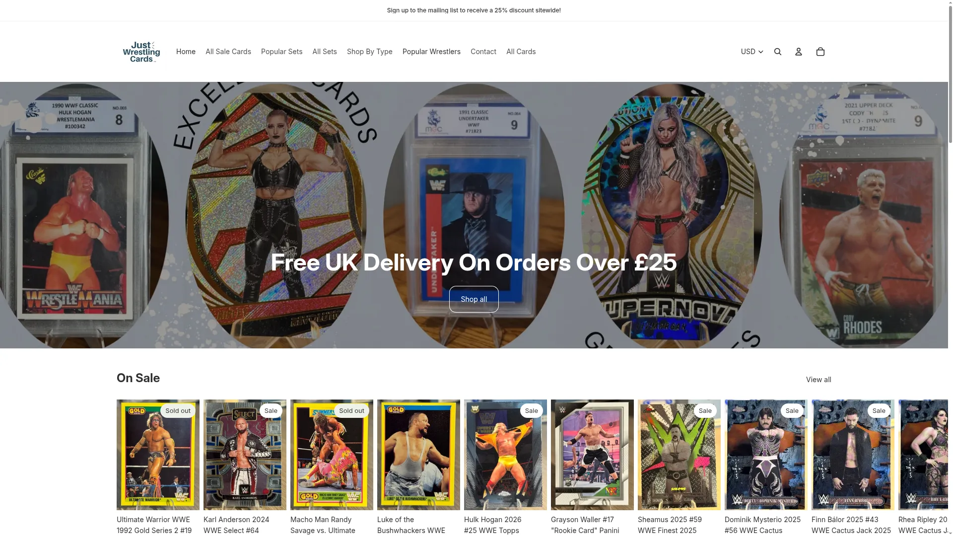 Justwrestlingcards.com