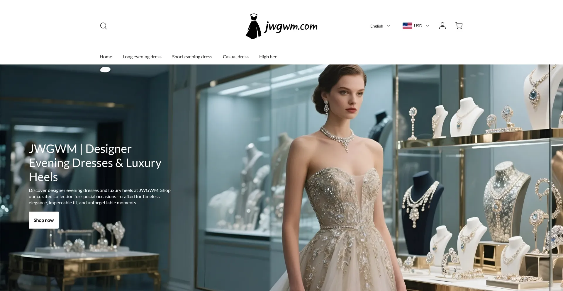 Website screenshot of Jwgwm.com
