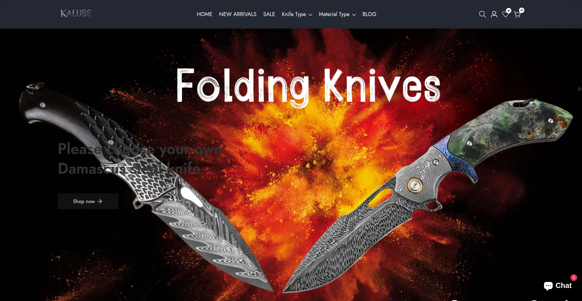Website screenshot of Kalube.com