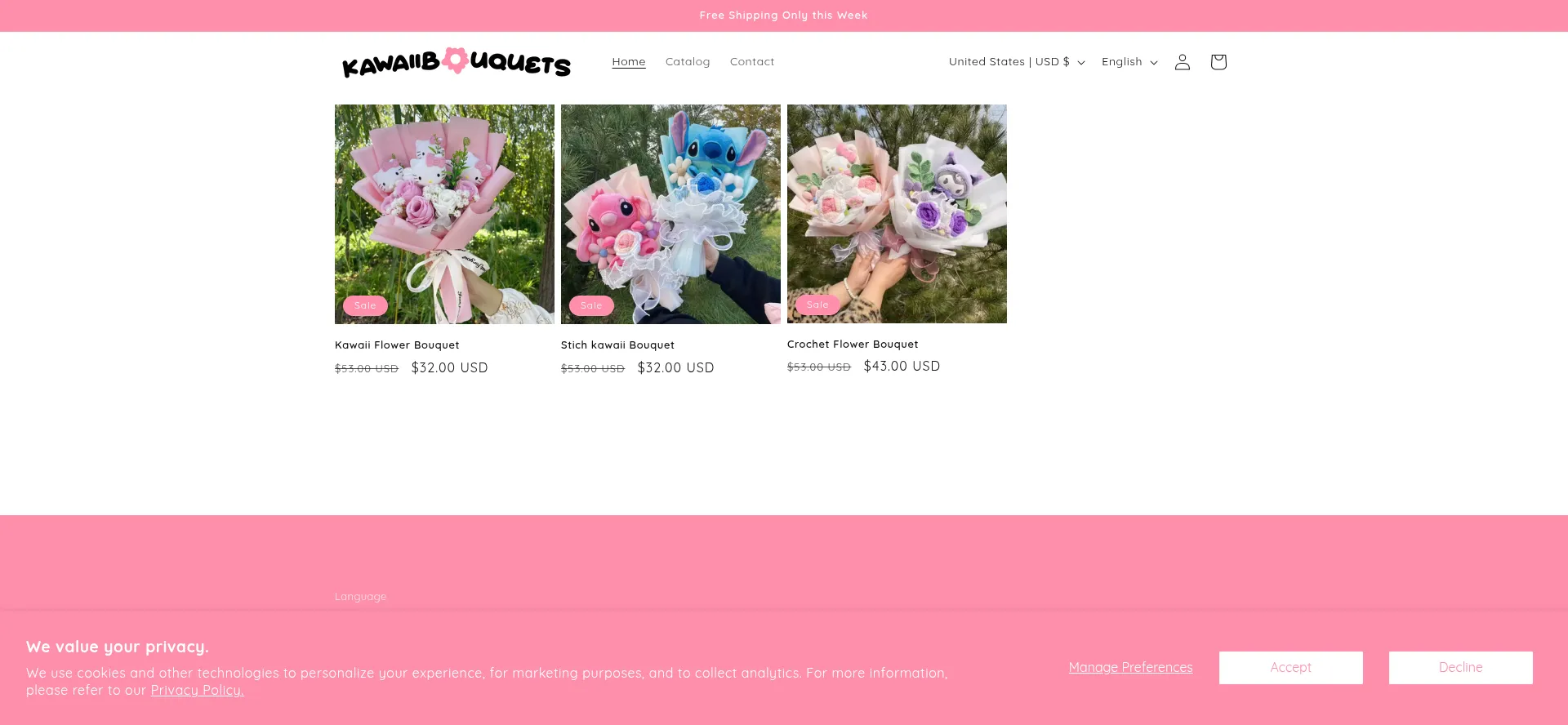 Kawaiibouquets.com