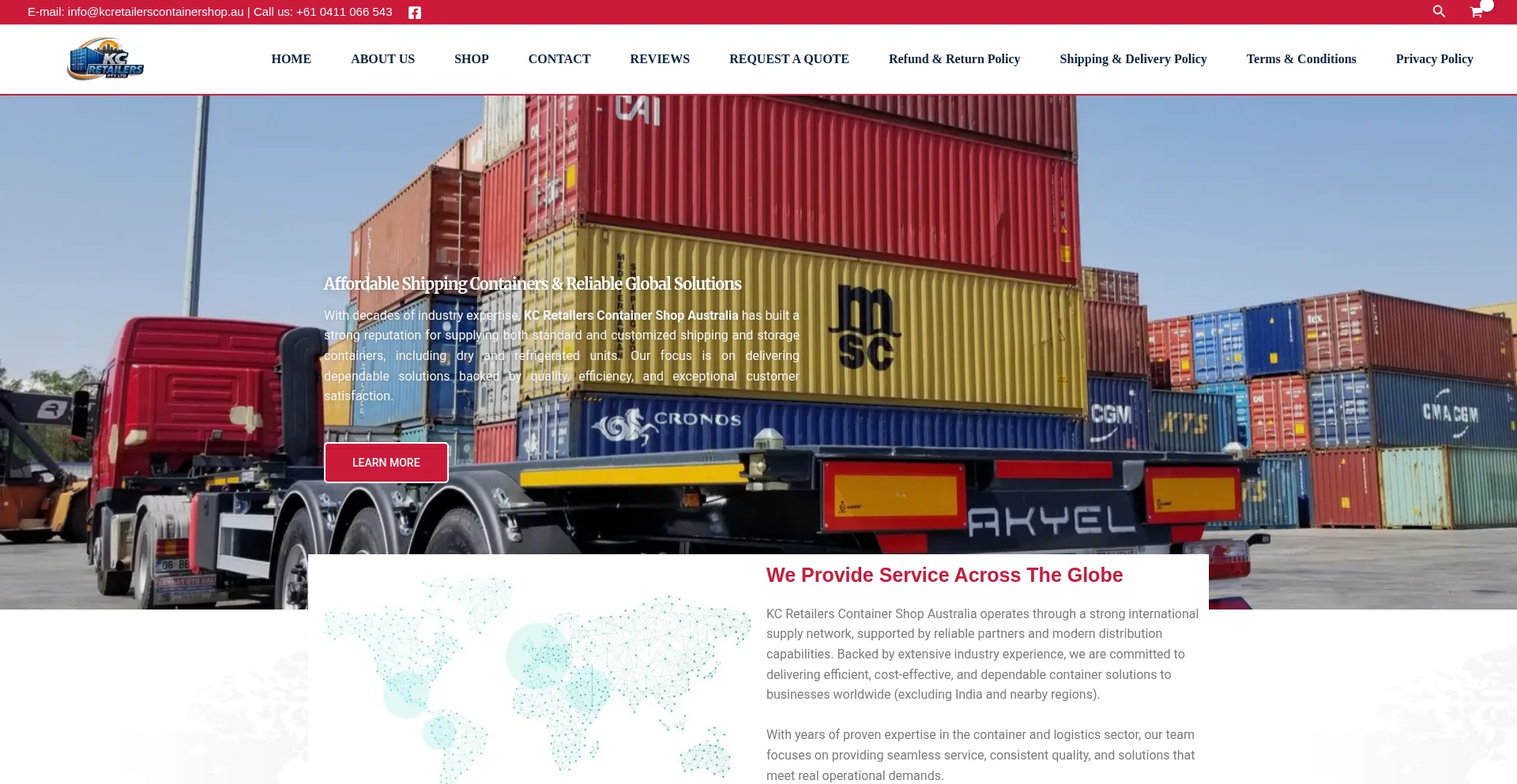 Kcretailerscontainershop.au