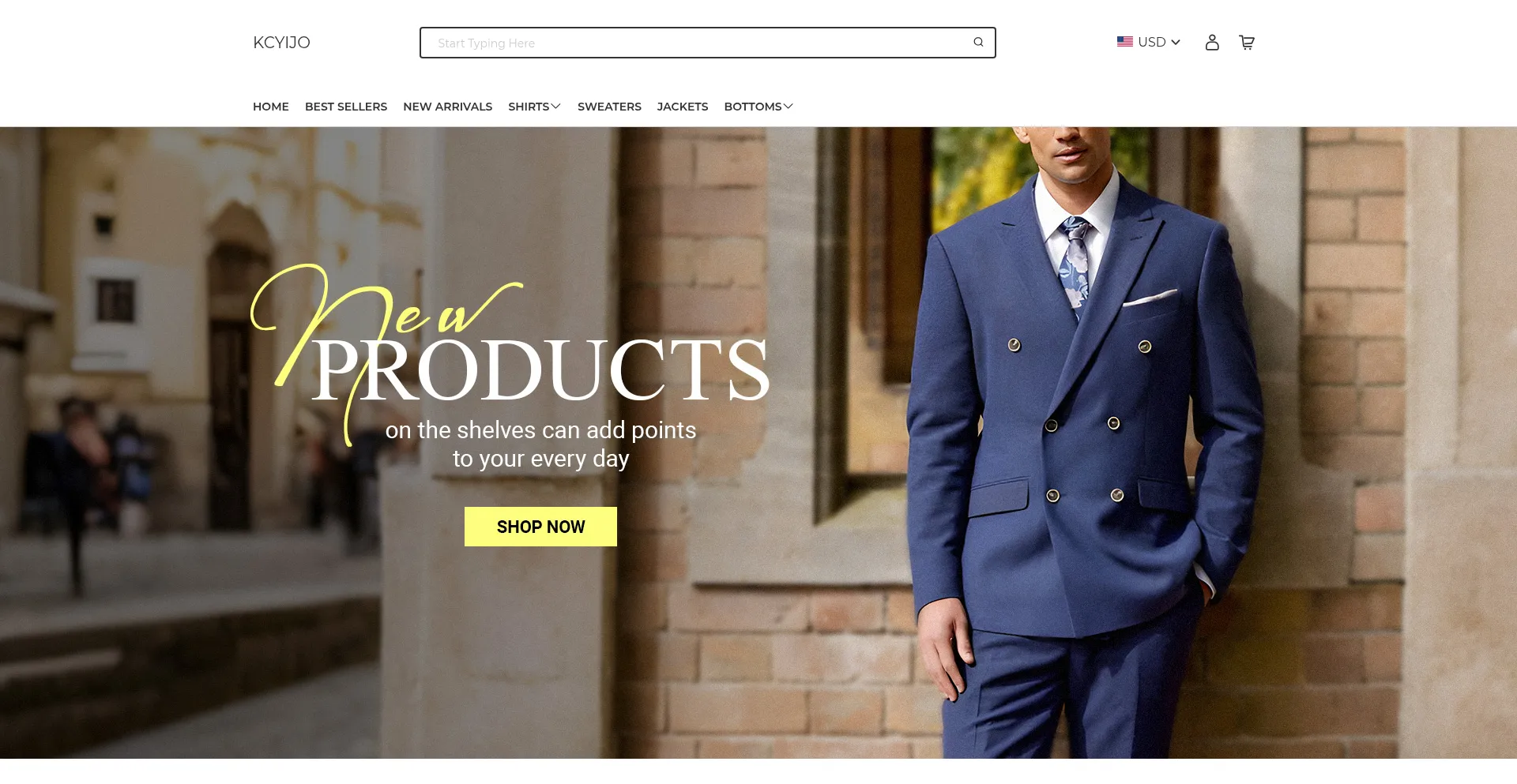 Website screenshot of Kcyijo.com