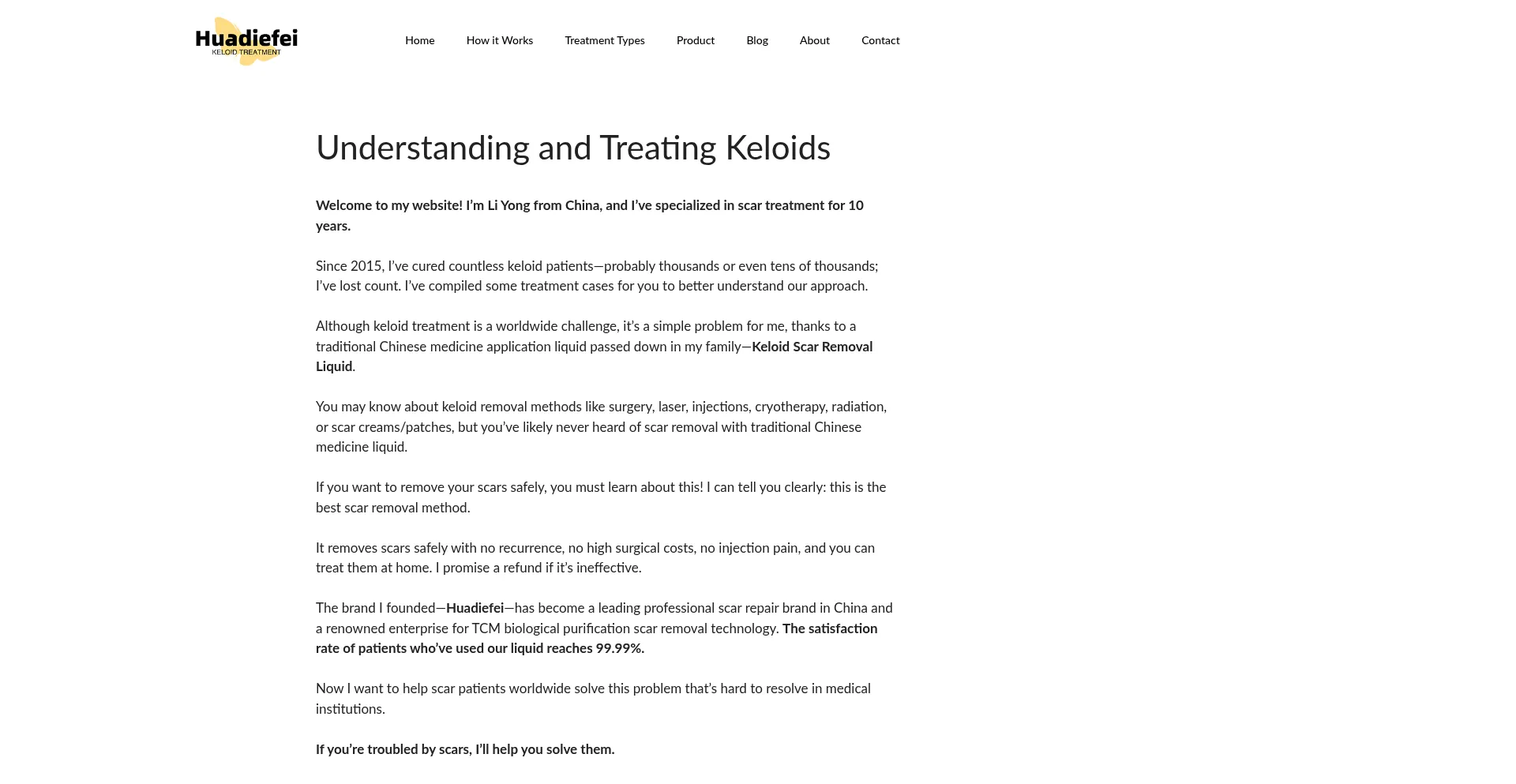 Keloidstreatment.com est-il Sûr et Fiable ?