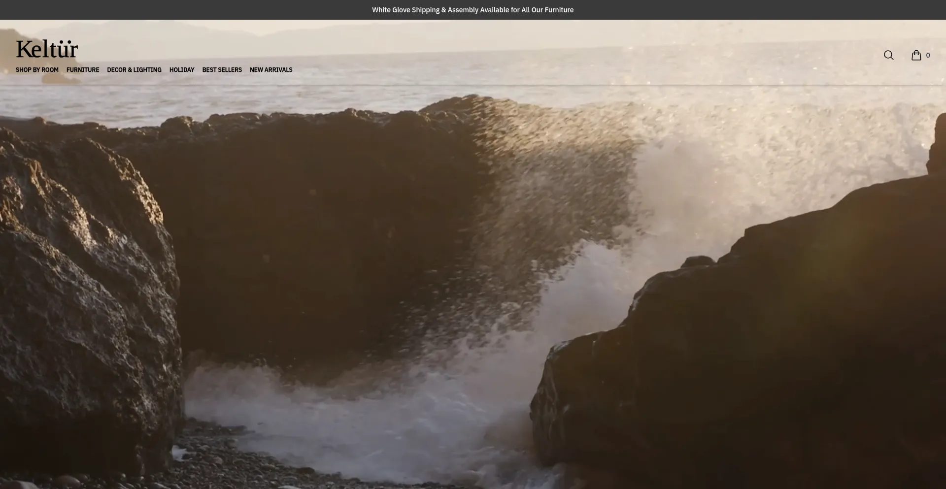 Website screenshot of Keltur.com