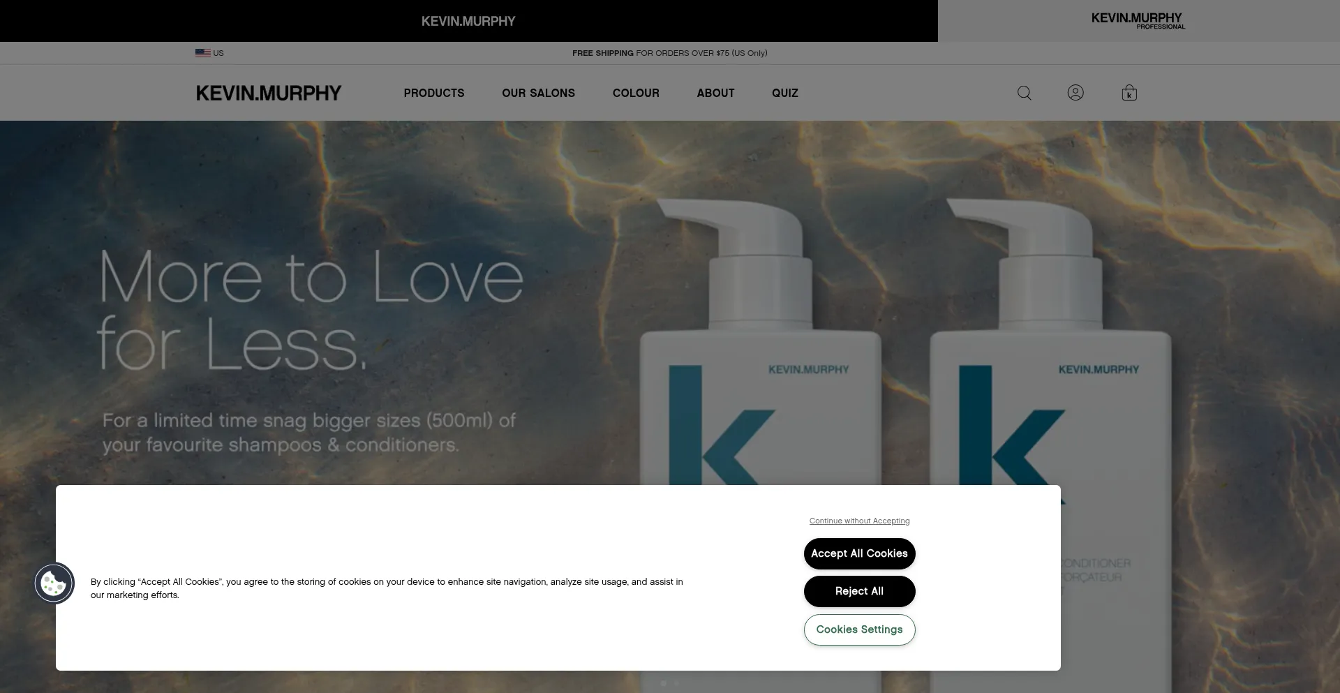 Website screenshot of Kevinmurphy.com.au