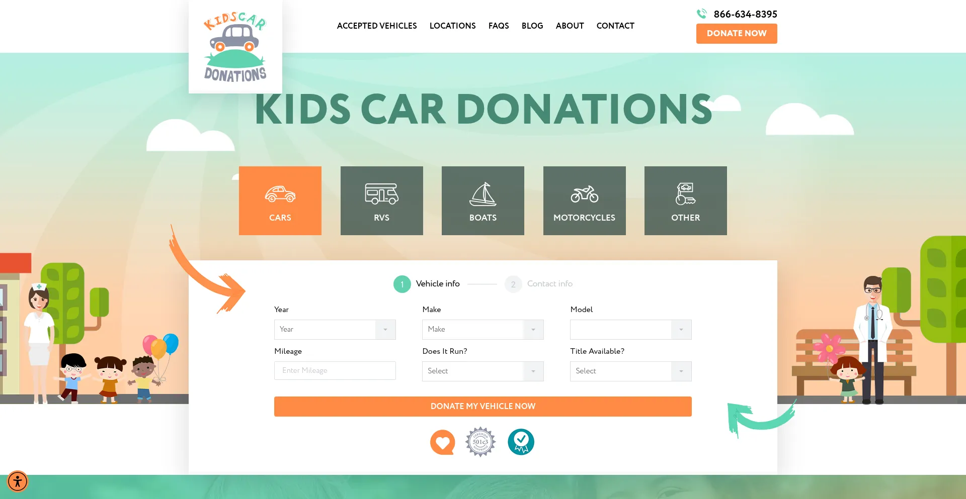 Kidscardonations.org
