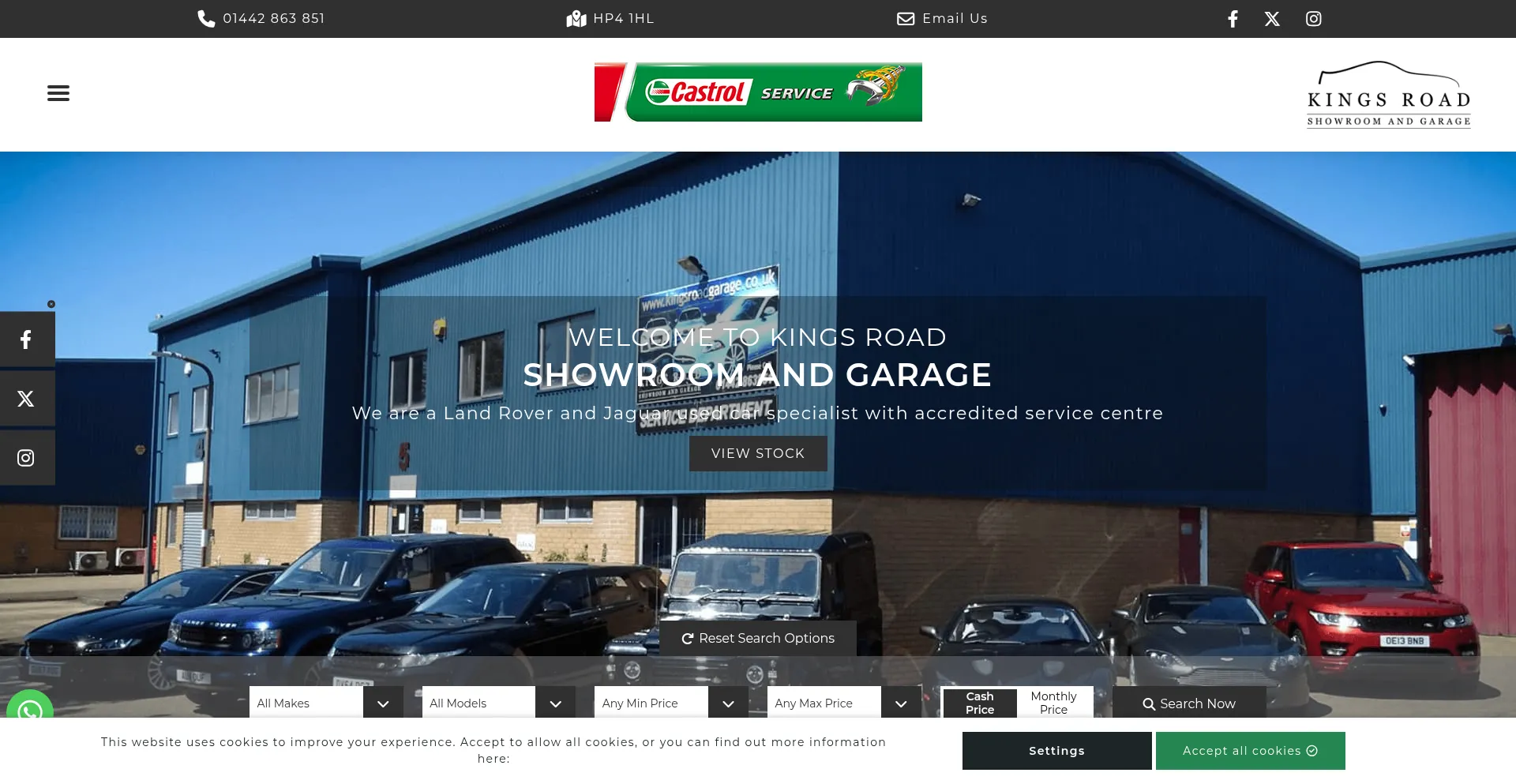 Kingsroadgarage.co.uk Screenshot