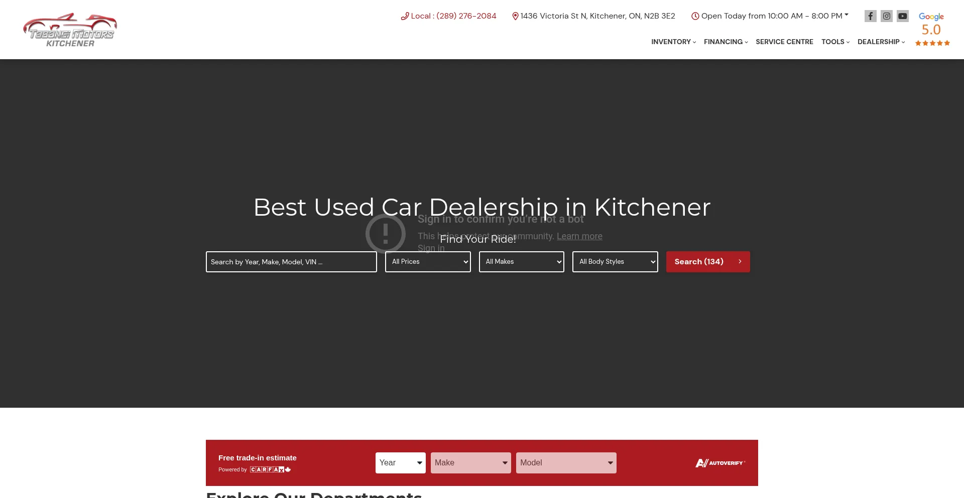 Kitchener.tabangimotors.com