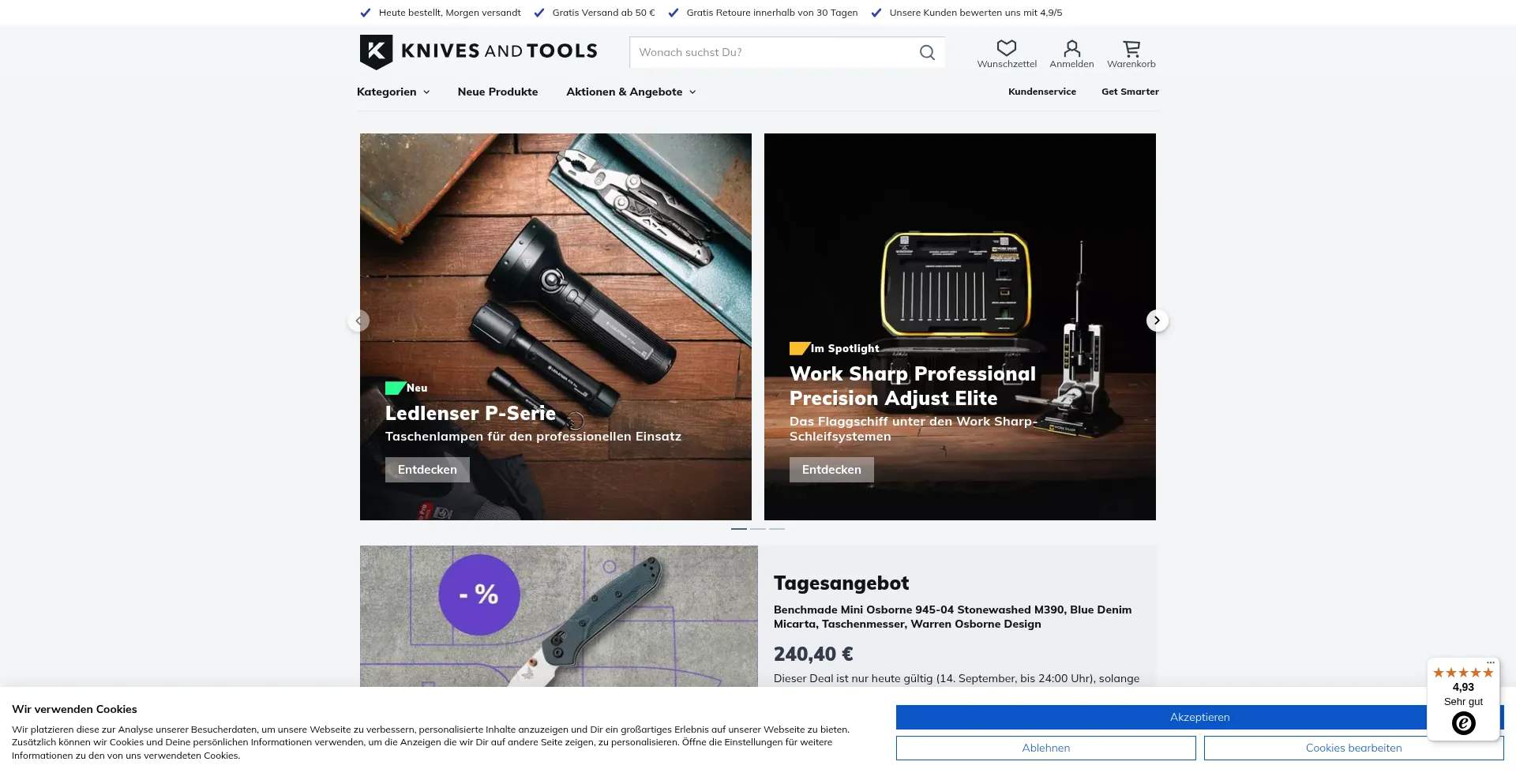 Knivesandtools.de est-il Sûr et Fiable ?