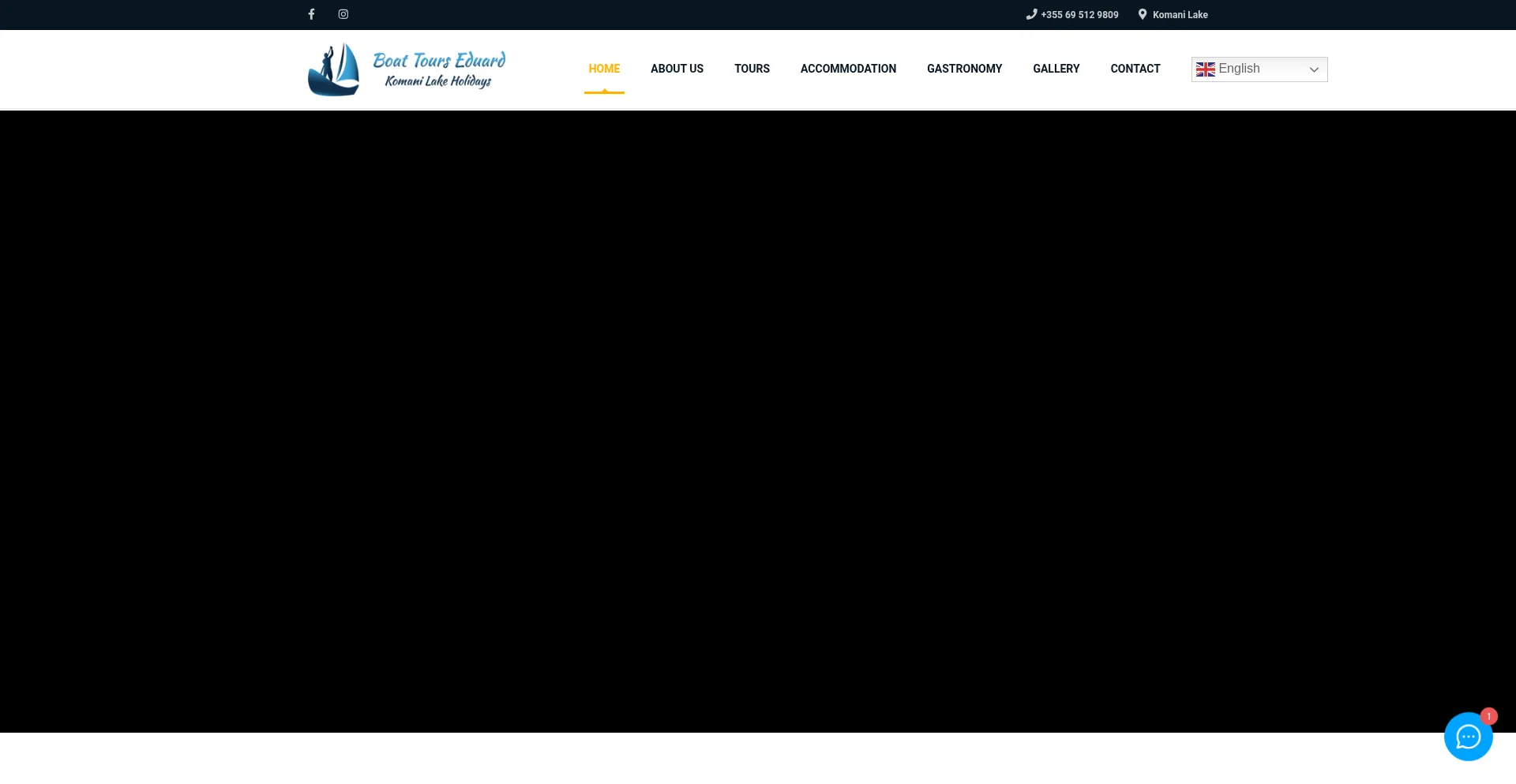 Website screenshot of Komanilakeholidays.com