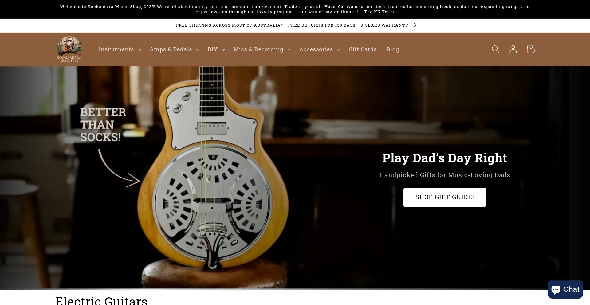 Website screenshot of Kookaburramusictree.com