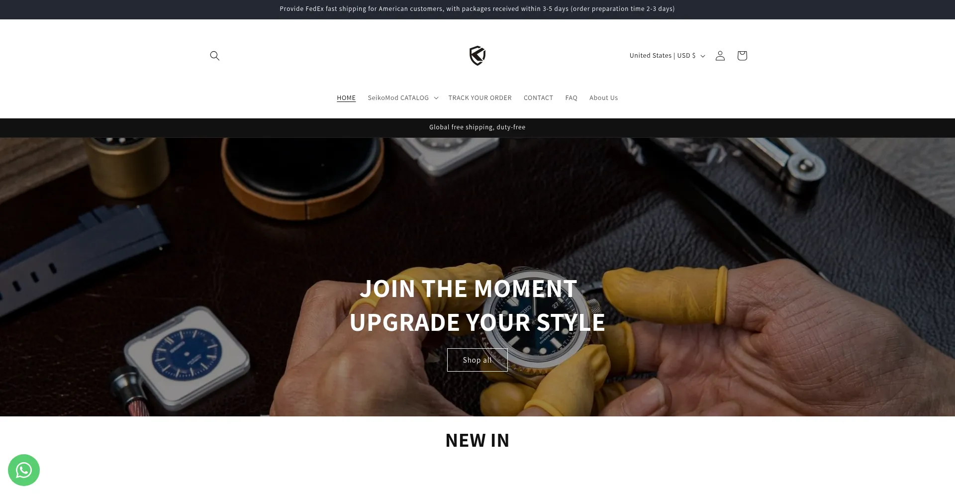 Website screenshot of Kouluolang.shop