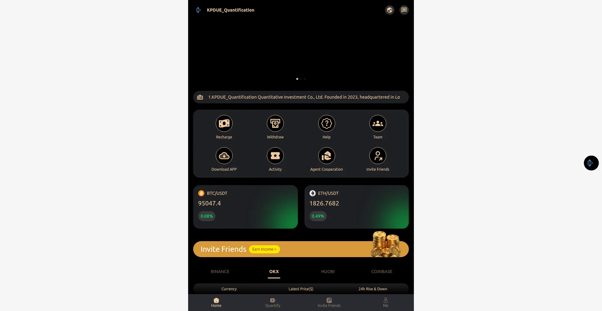 Website screenshot of Kpdue.top