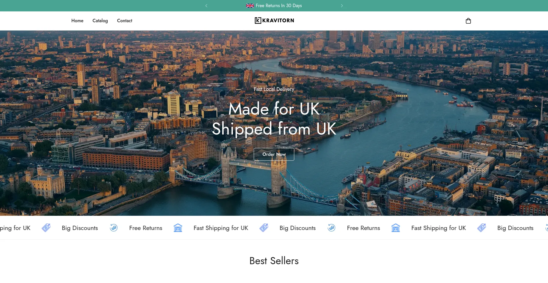Website screenshot of Kravitorn.com