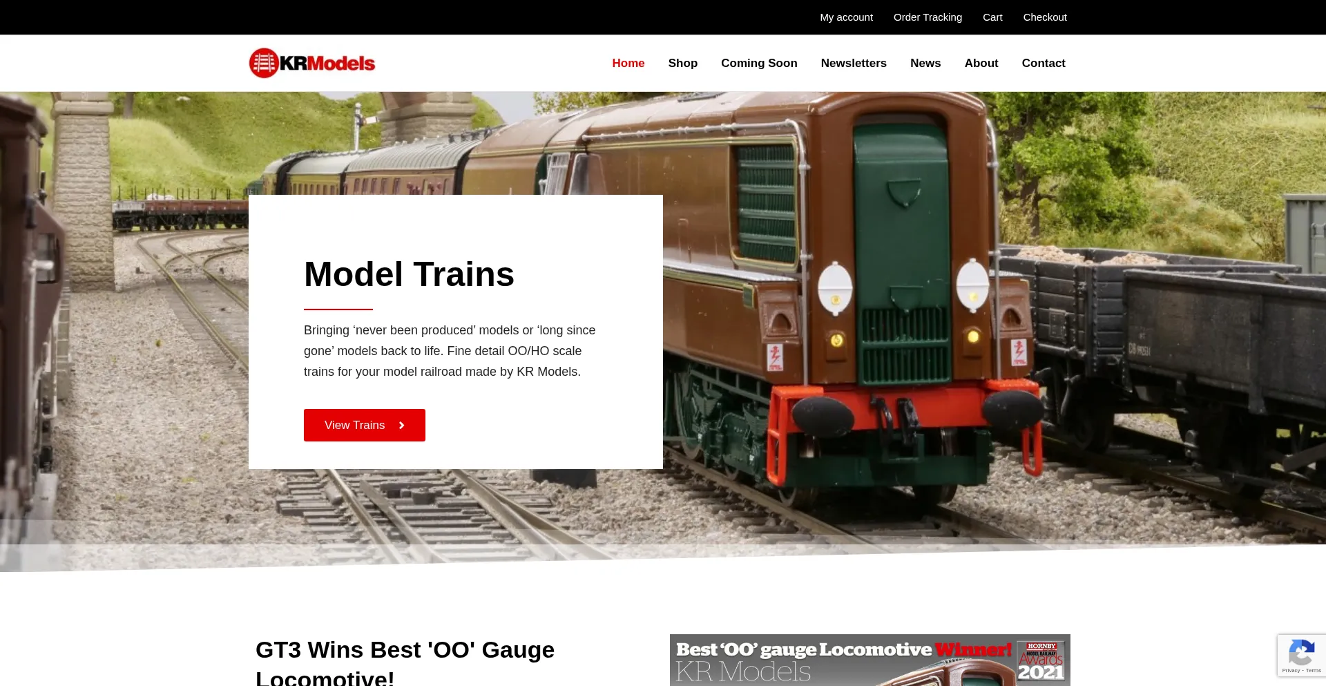 Website screenshot of Krmodels.net