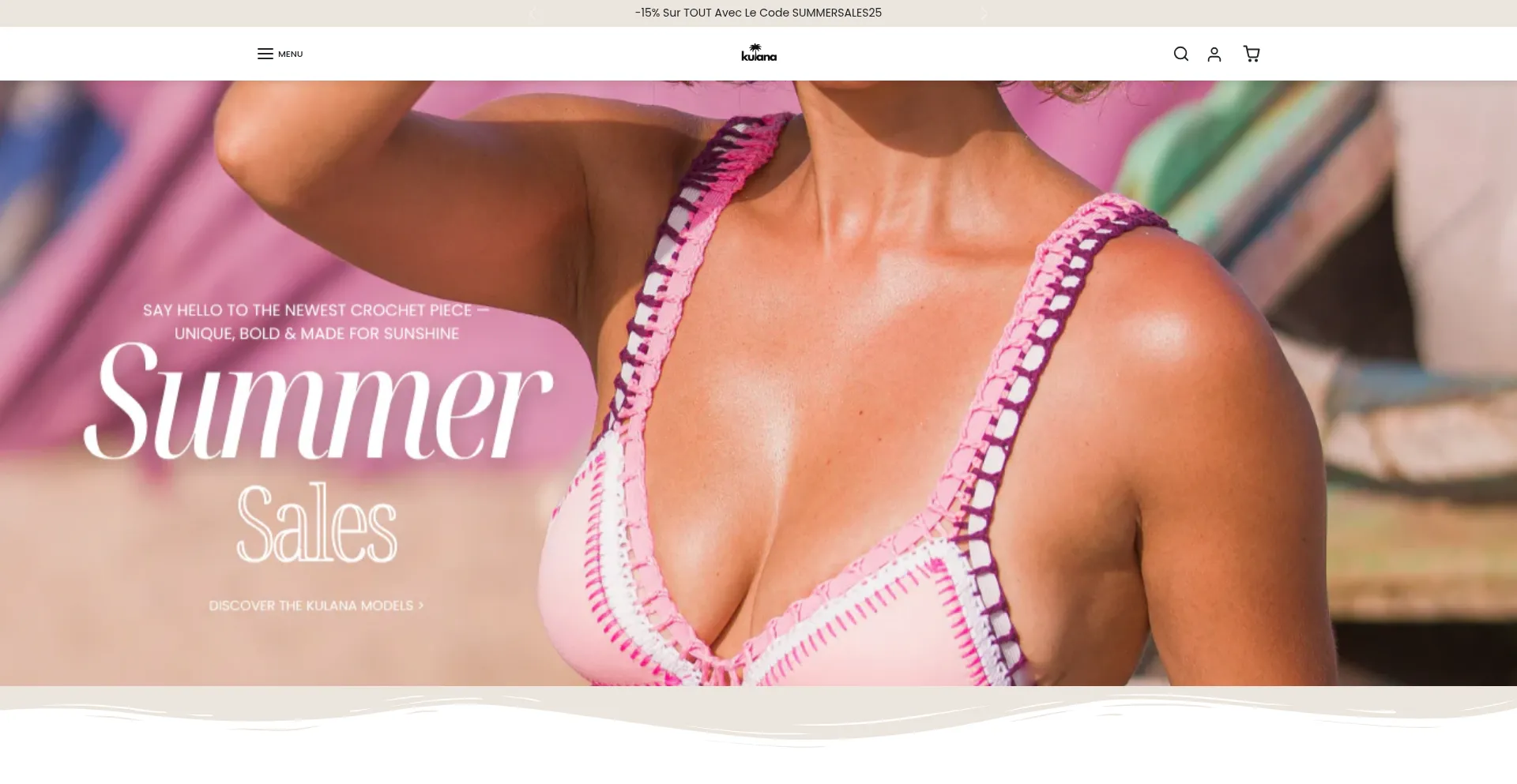 Website screenshot of Kulana.fr