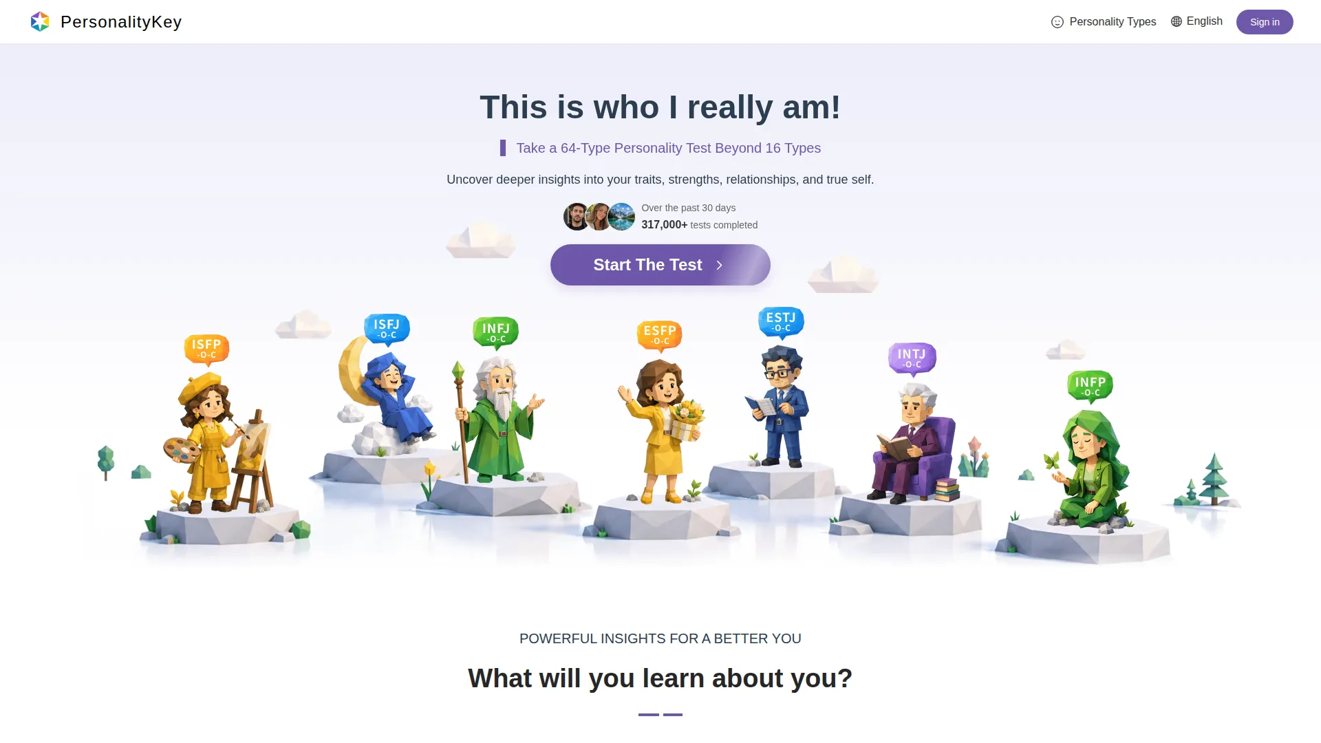 Lab.personalitykey.net