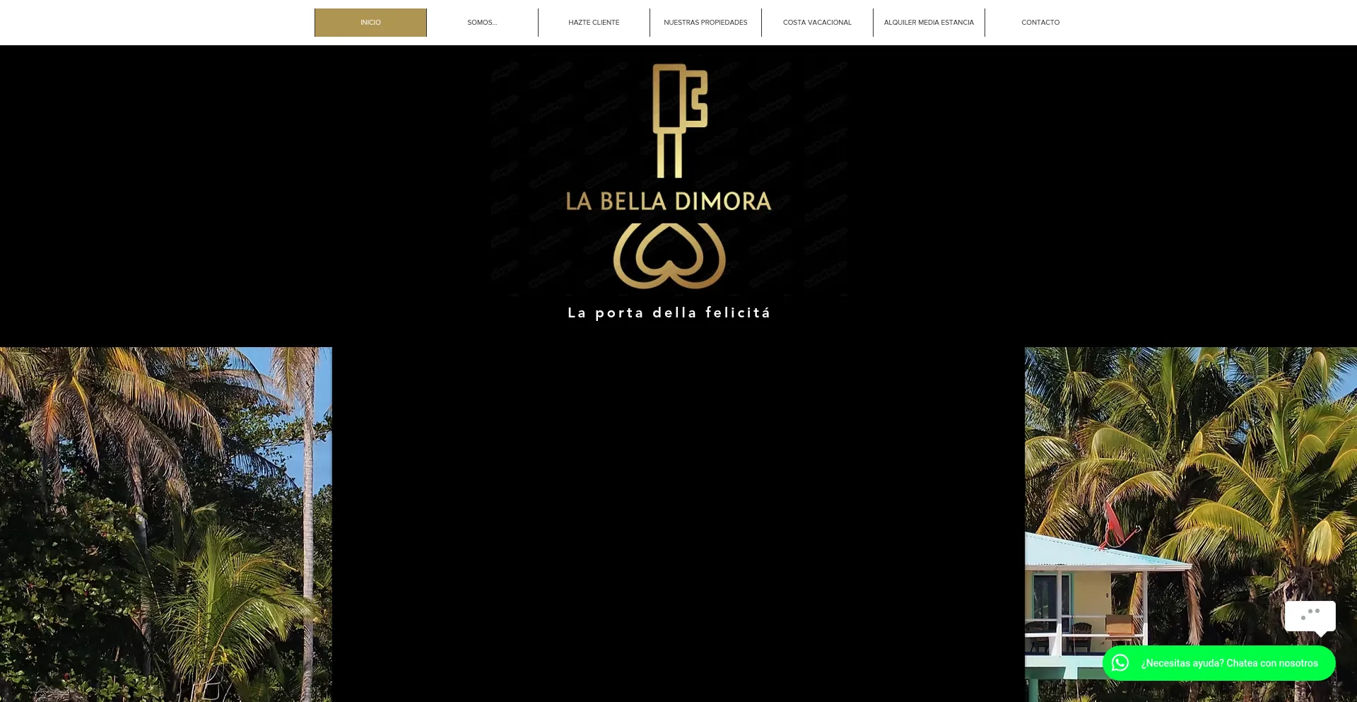 Website screenshot of Labelladimora.net
