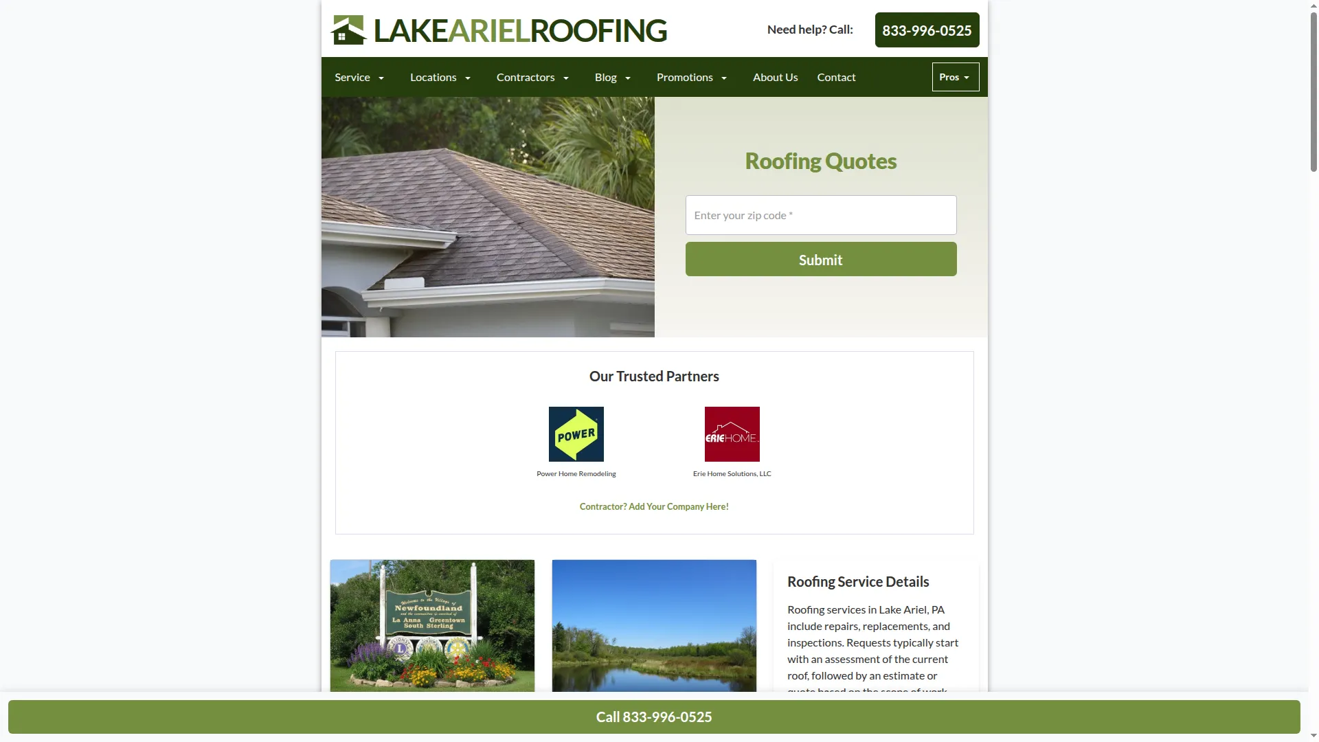 Lakearielroofing.com