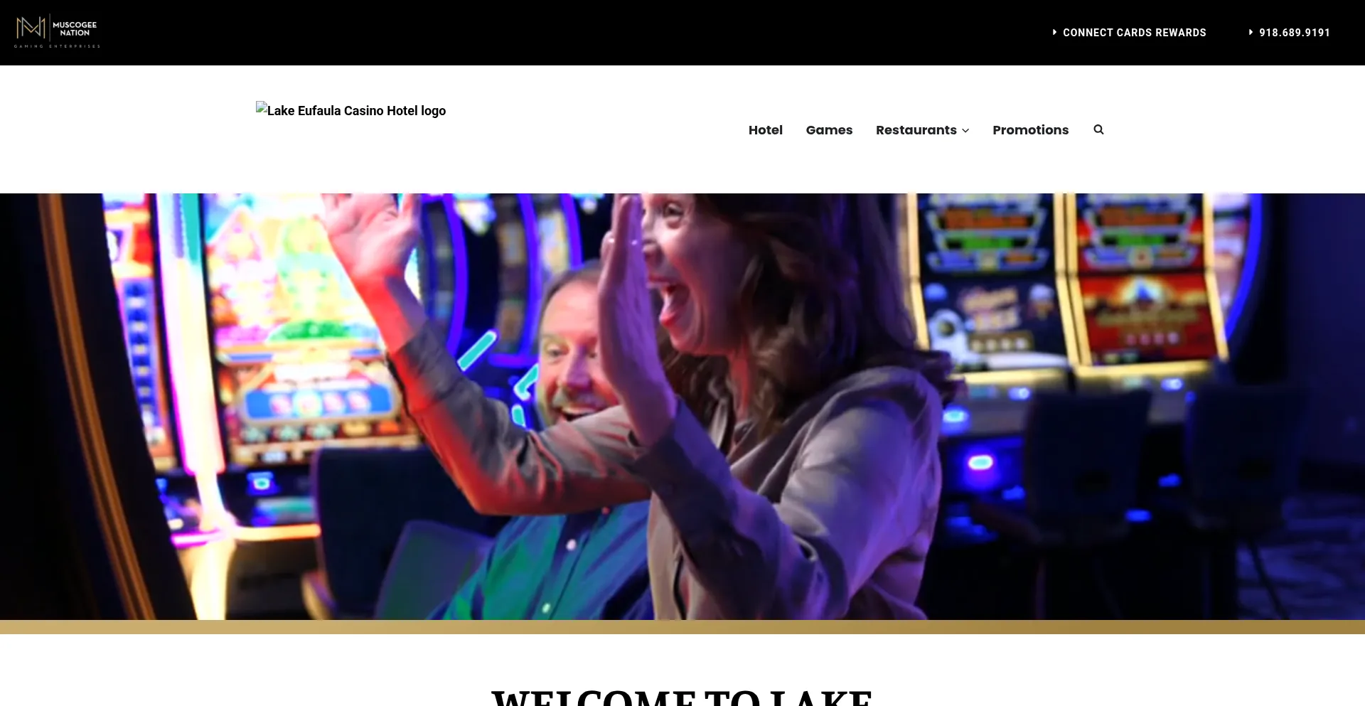 Lakeeufaulacasinohotel.com