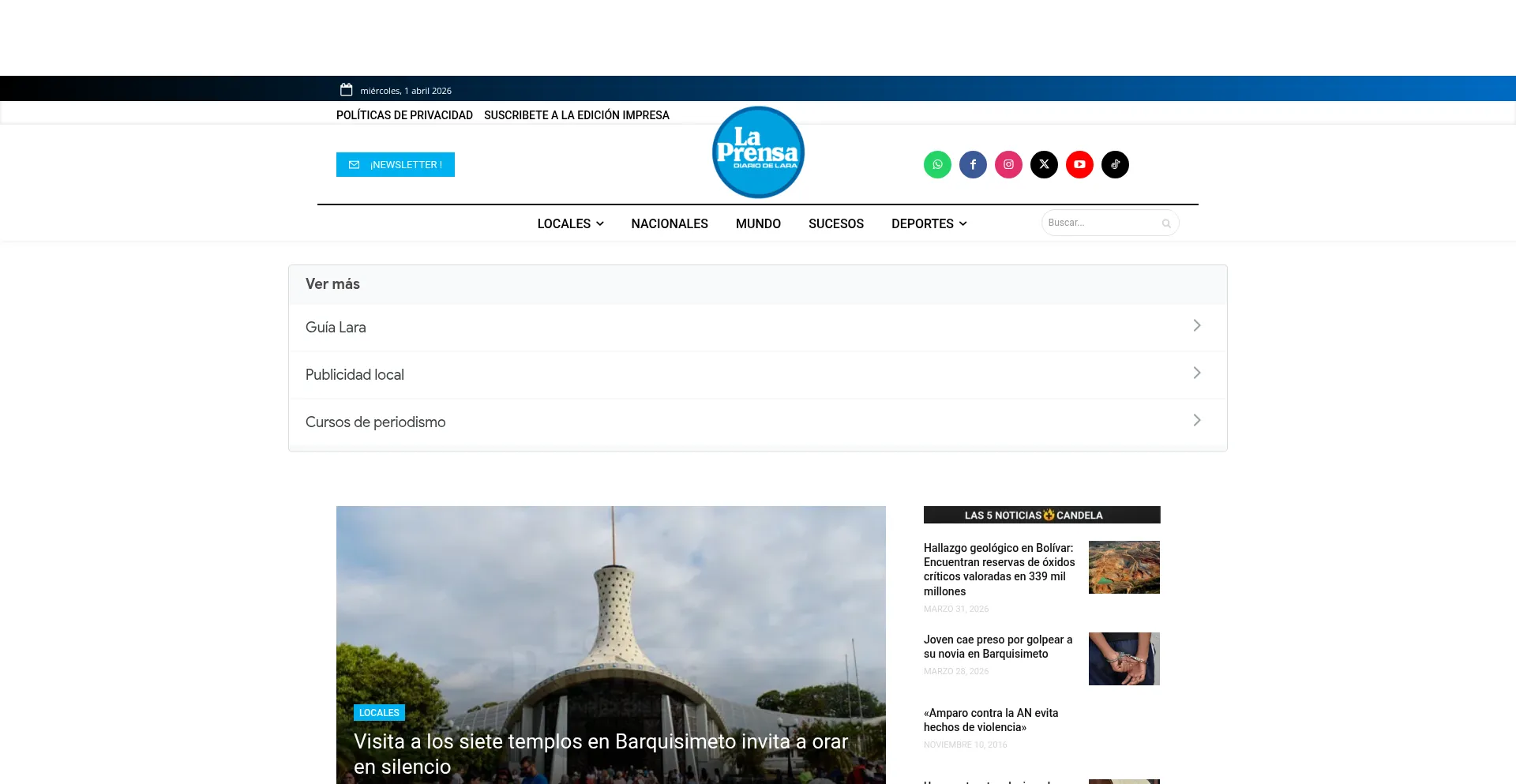 Laprensadelara.com